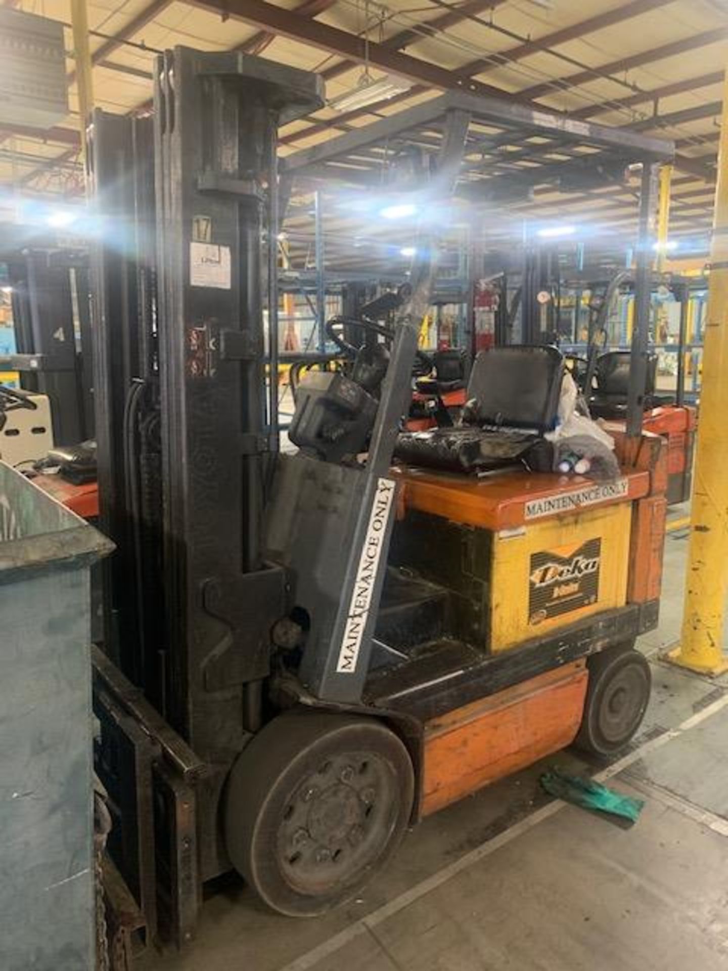 Toyota 5,000 Lb Electric Lift Truck w/ Battery, Mod# 5FBCU25, LATE DELIVERY