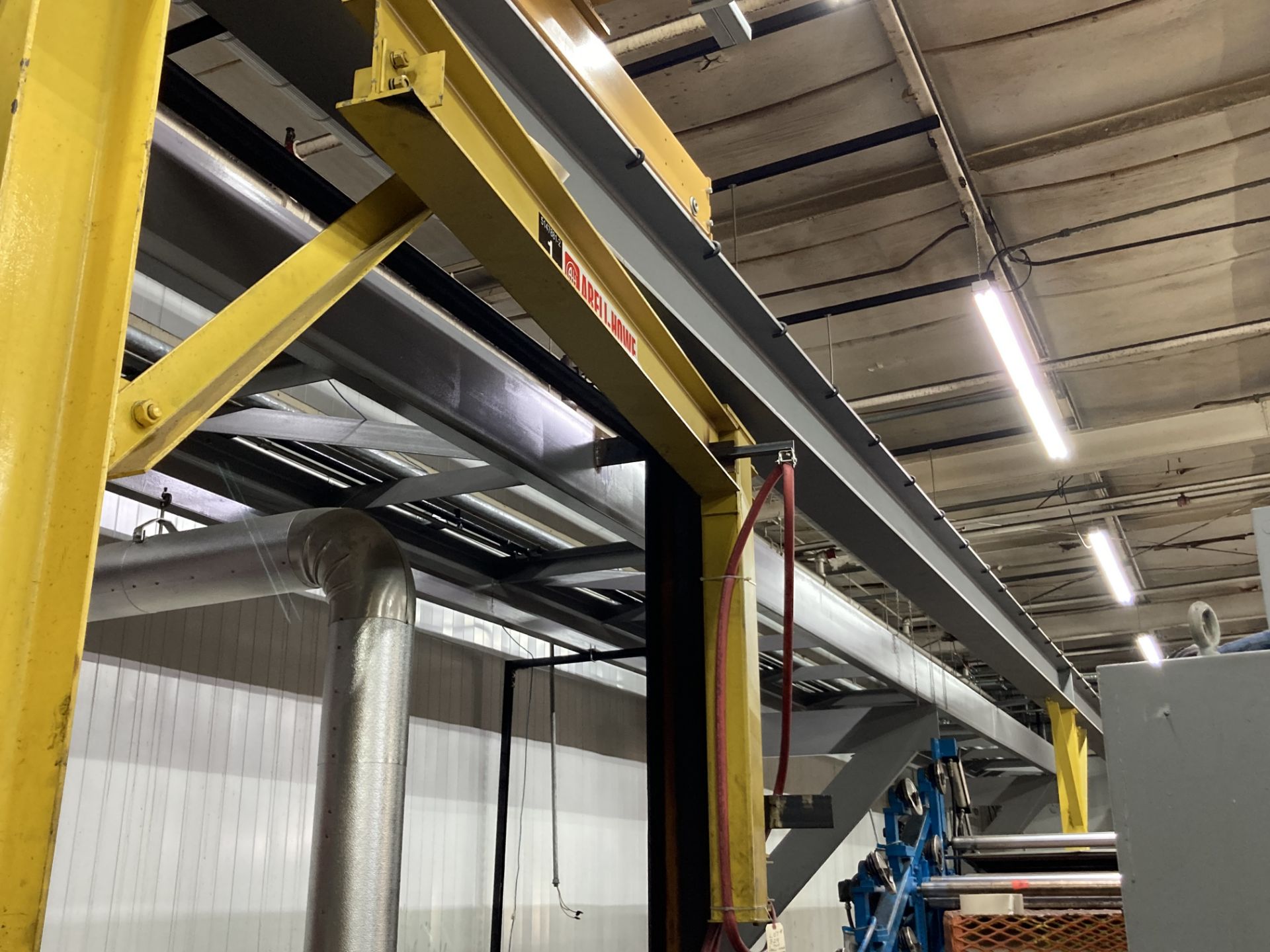 Abell - Howe 1 Ton Beam Mounted Jib Crane, 7' Reach - Image 2 of 5