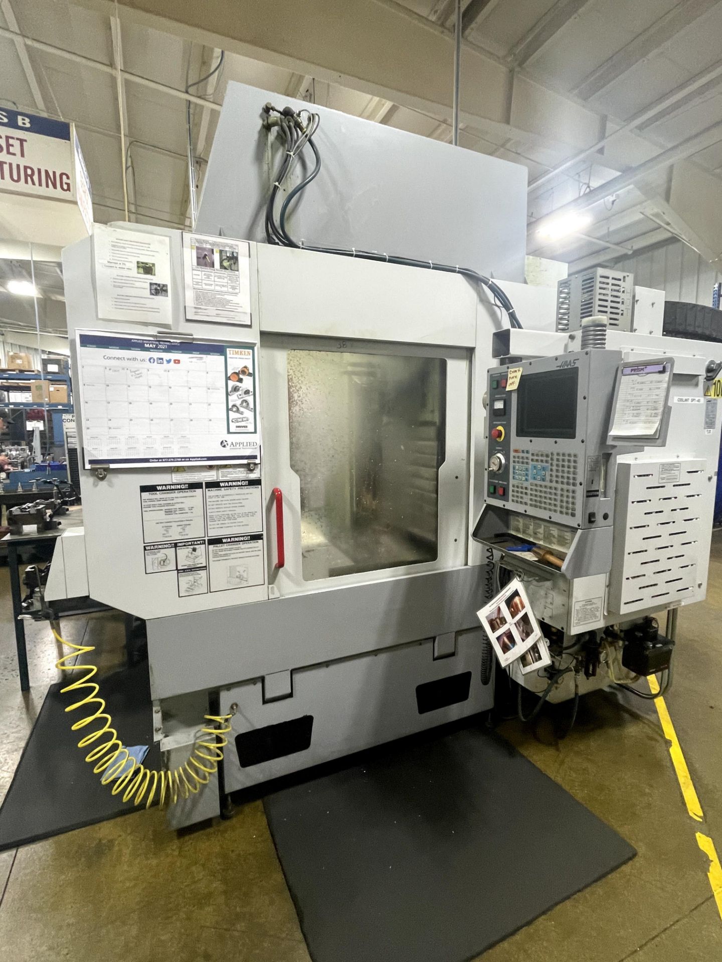 2002 Haas-15AXT Horizontal Machining Center w/4th Axis - Image 3 of 8