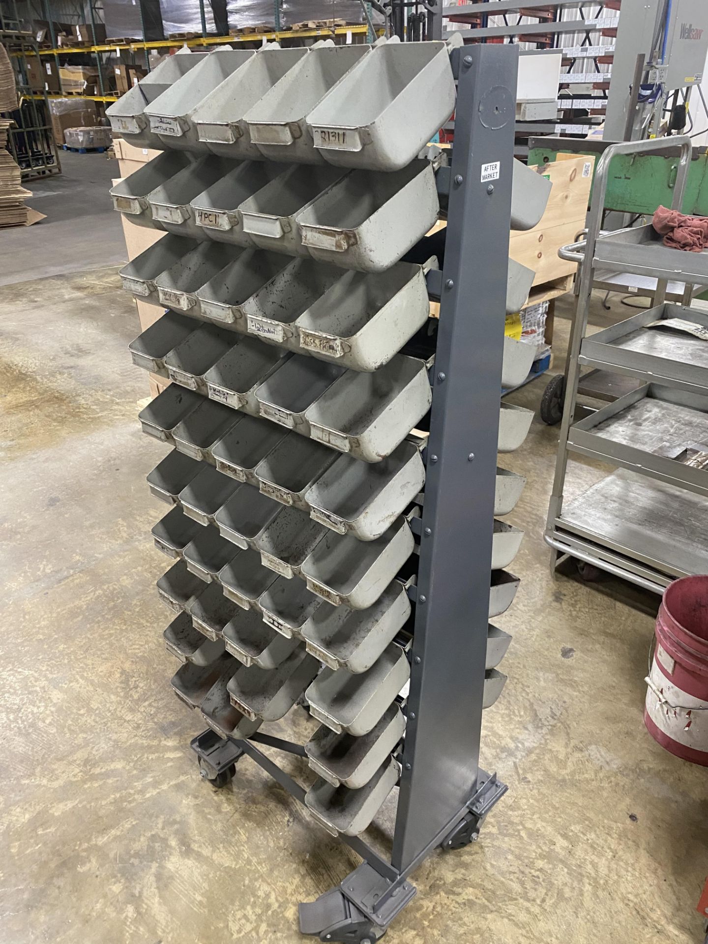 90 Container parts Rack 22"x18.5"x62" - Image 2 of 5