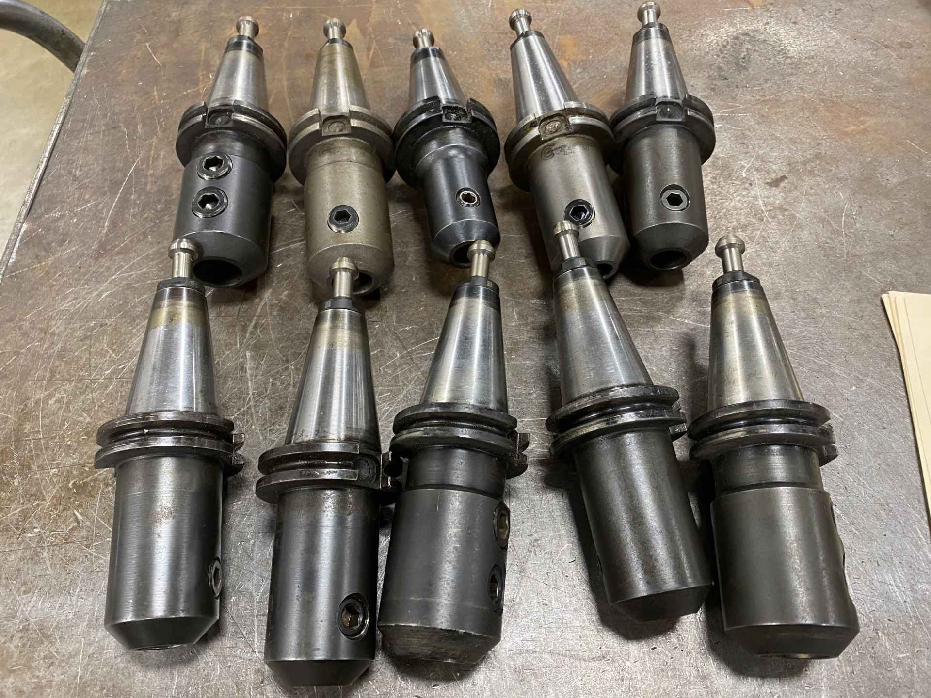 Lot of (10) Misc CAT40 Tool Holders