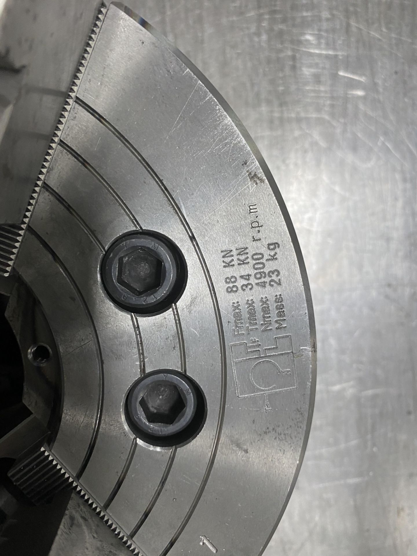 8" Auto Strong 3-Jaw Chuck - Image 3 of 5