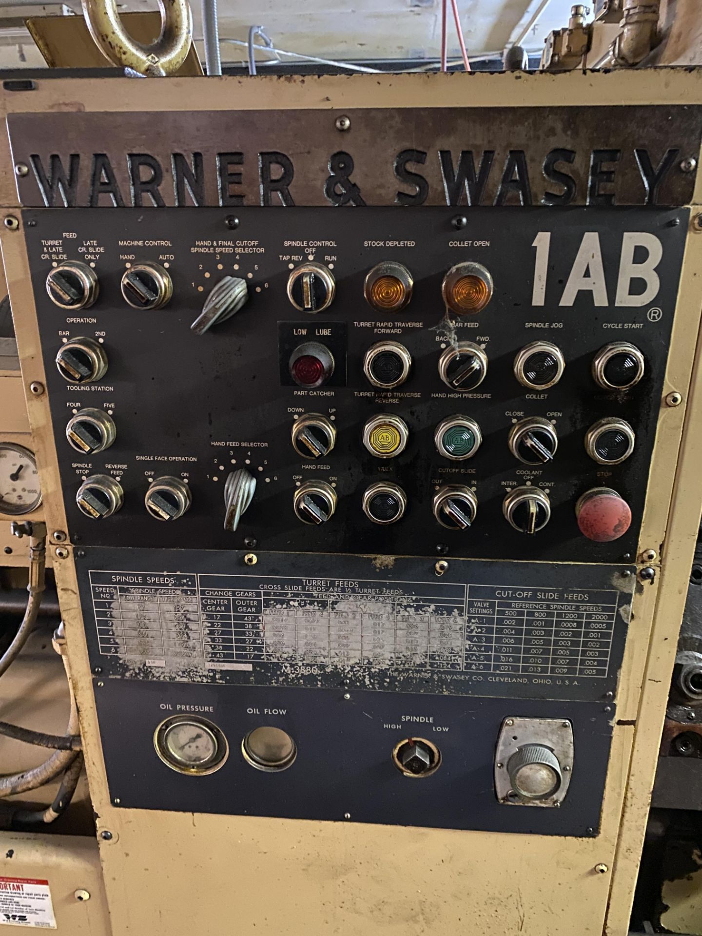 Warner & Swasey 1AB Automatic Lathe - Image 8 of 10