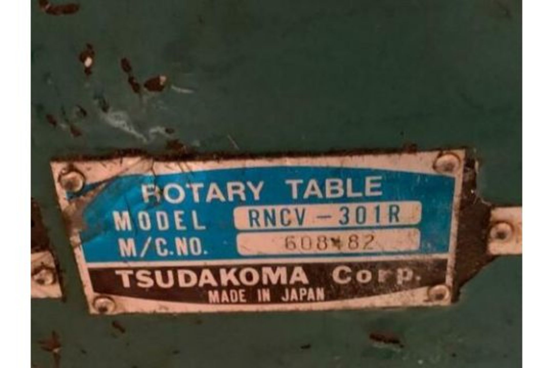 Tsudakoma 12" NC Rotary Table w/ Yaskawa Servo Motor, RNCV-301R - Image 9 of 9