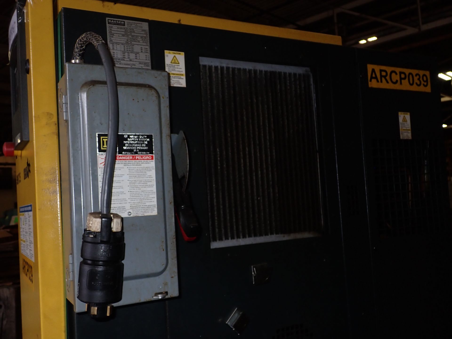 7.5 HP Kaeser Air Compressor - Image 5 of 8