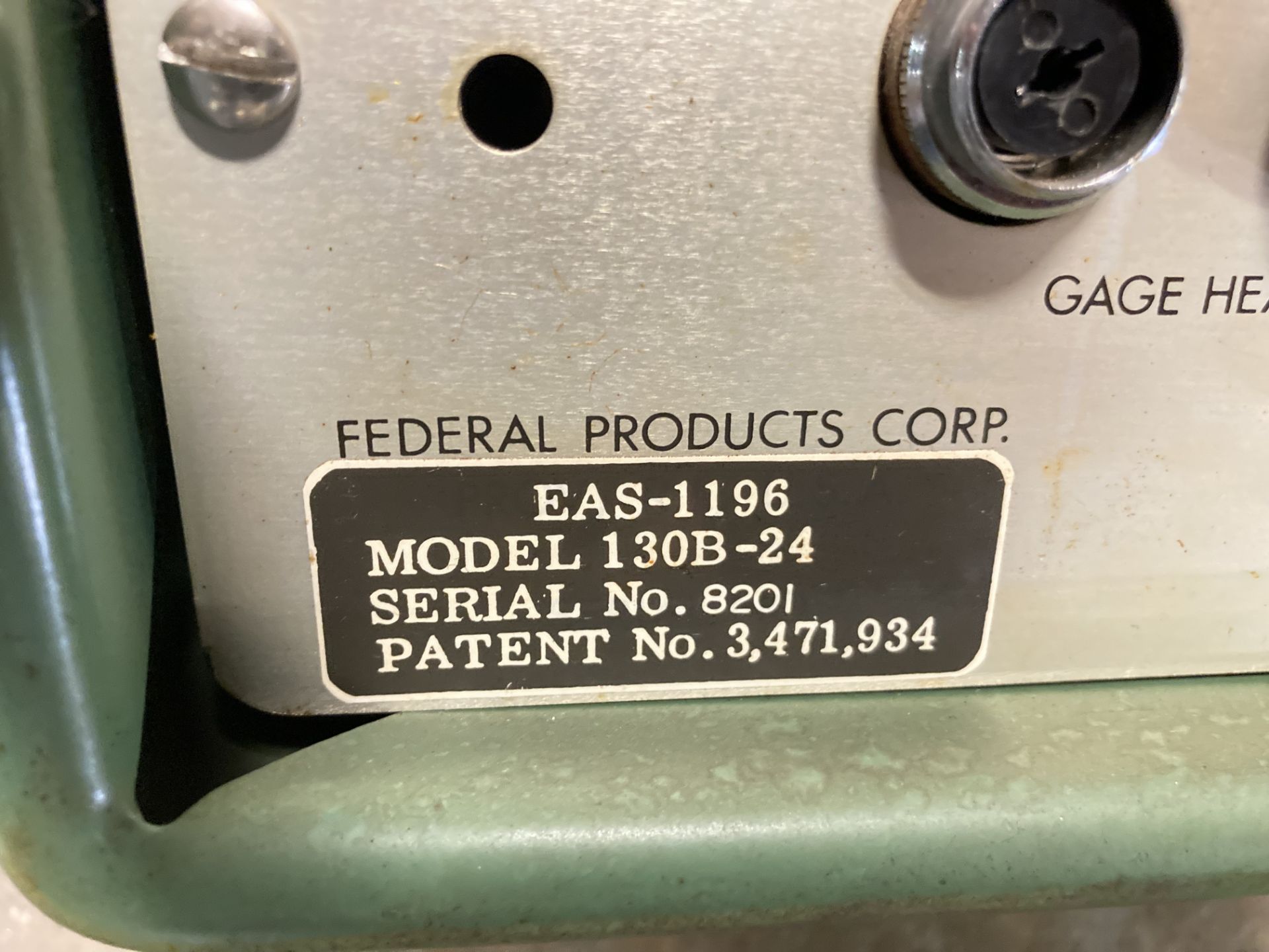 Federal Gage Block Comparator Calibrator with Control, M/N: 130B-24 - Image 12 of 12