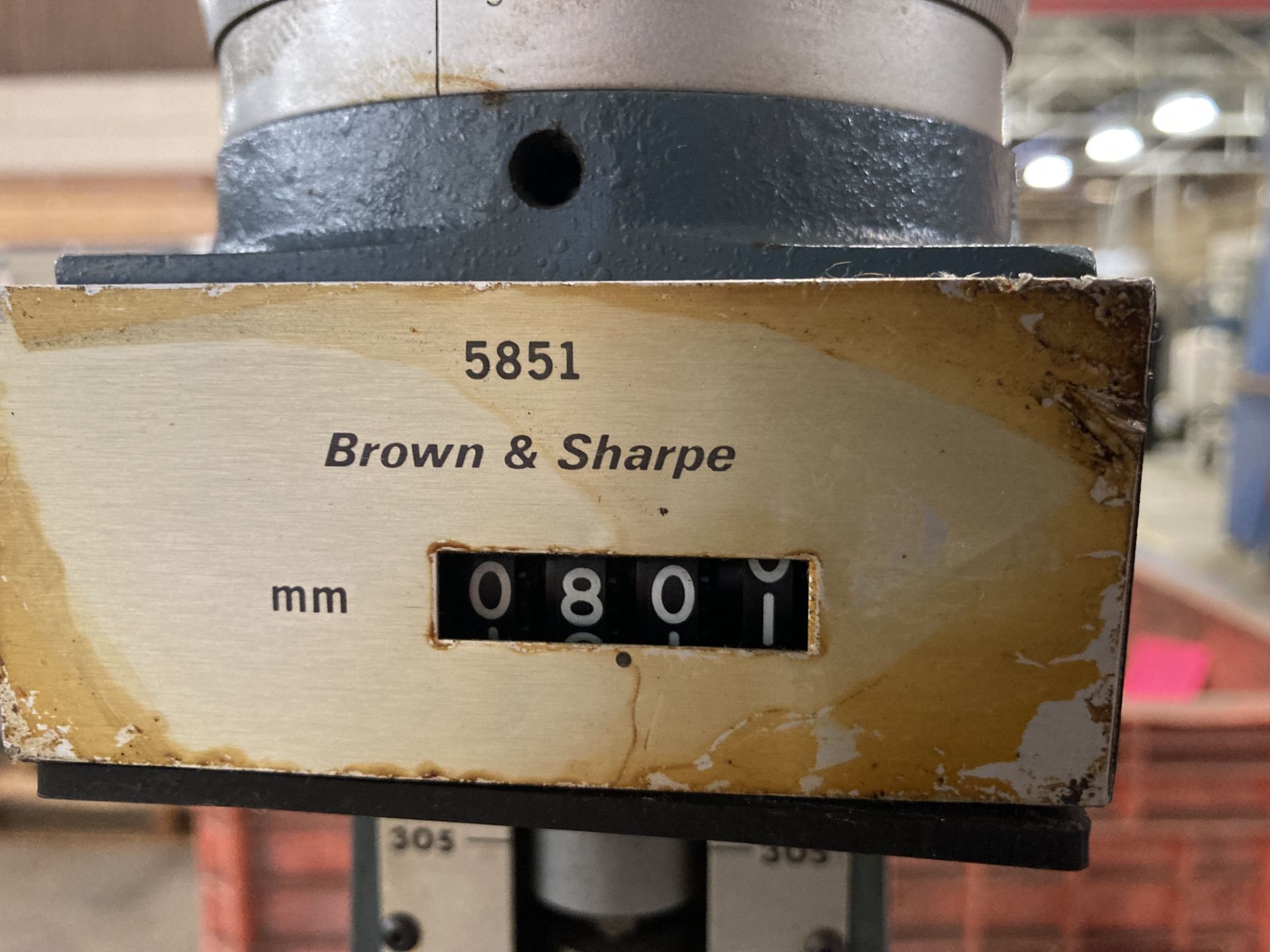 Brown & Sharpe 305mm (12") Dial Height Gage, P/N: 5851 - Image 5 of 5