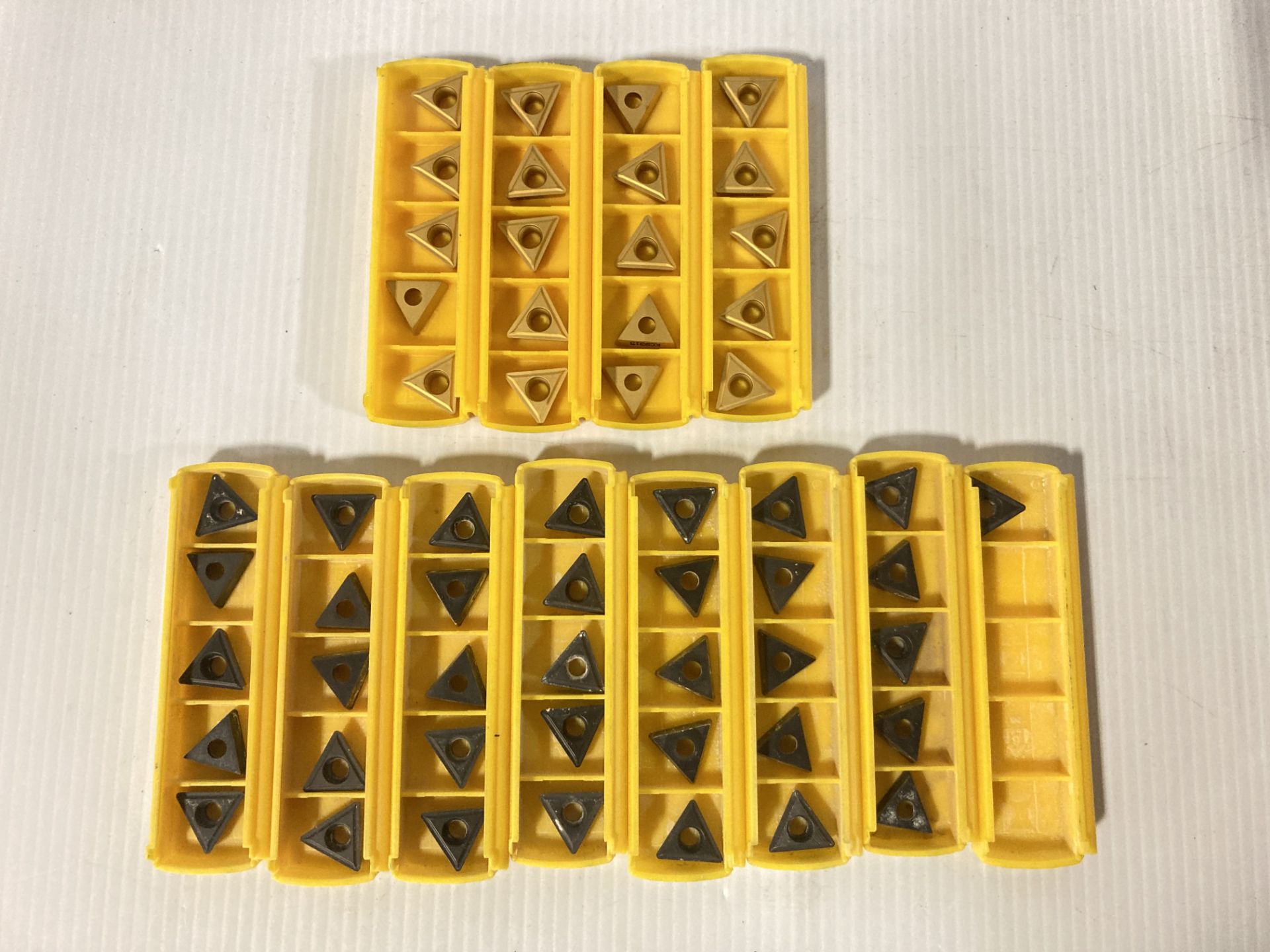 Lot of (56) New? Kennametal Carbide Inserts, P/N: TPMT3252LF