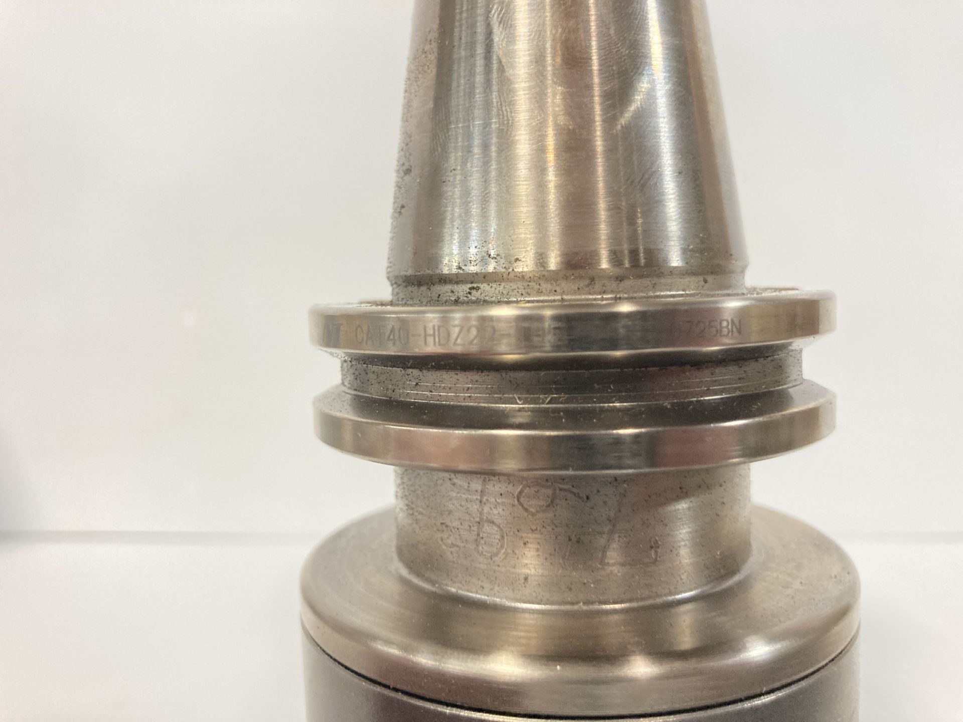 (5) CAT40 HDC22 Adjustable Runout Collet Chuck, P/N: CAT40-HDC22-105 - Image 5 of 5