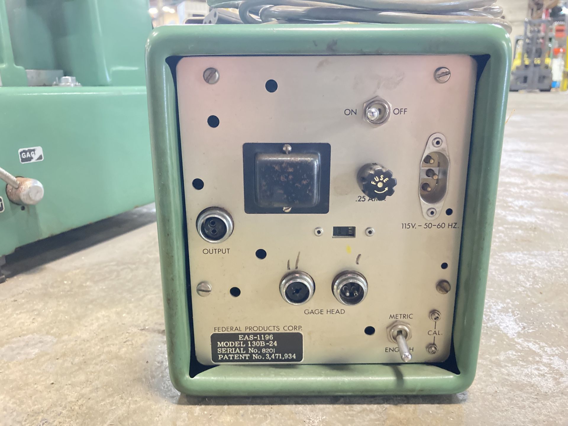 Federal Gage Block Comparator Calibrator with Control, M/N: 130B-24 - Image 11 of 12