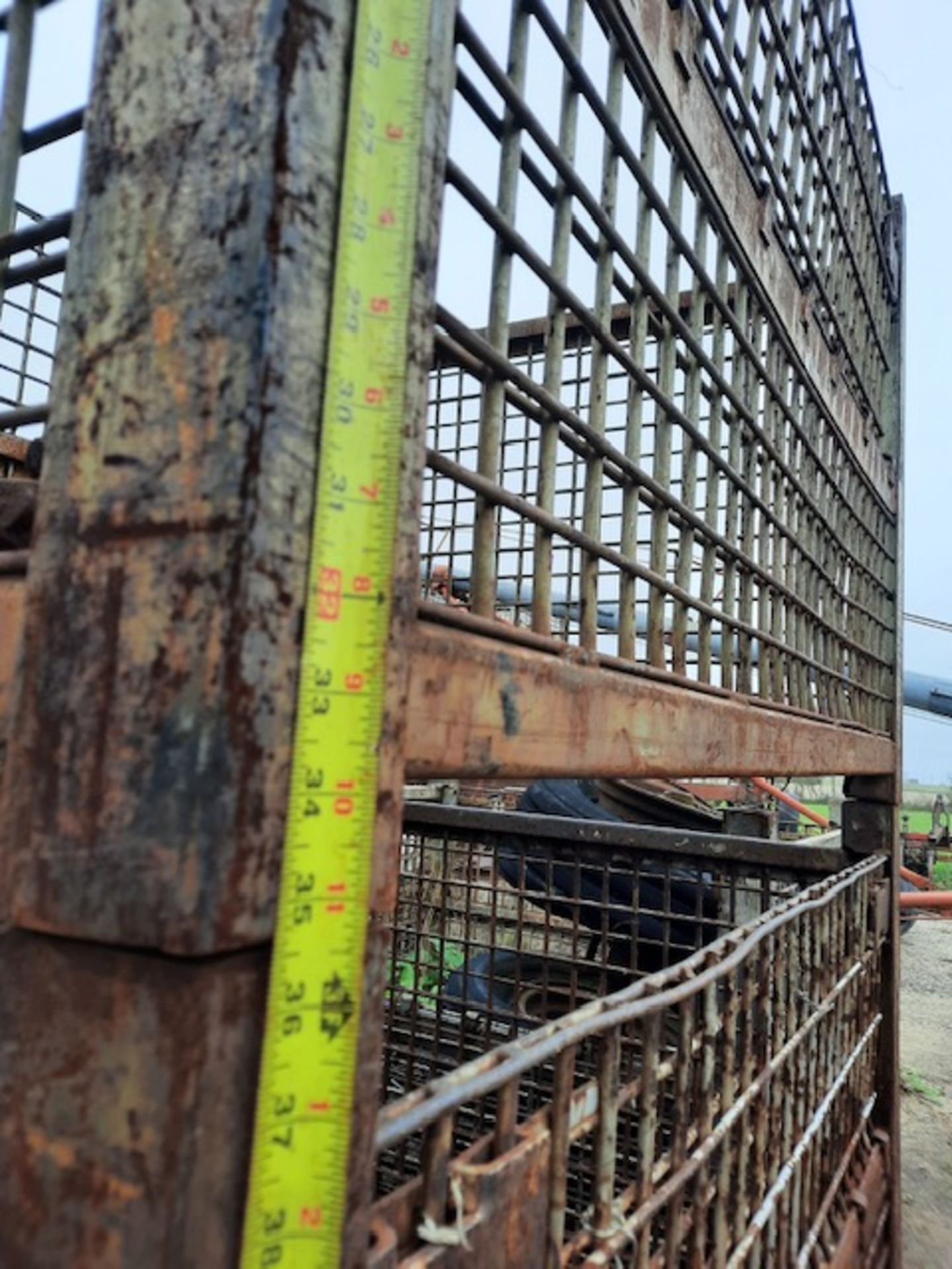 Lot of (40) Industrial Steel Wire Baskets 53"x48"x35" - Image 7 of 7