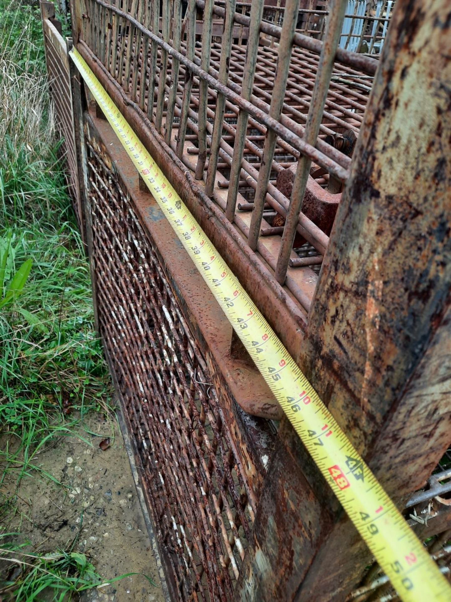 Lot of (40) Industrial Wire Baskets 53"x48"x35" - Image 6 of 7