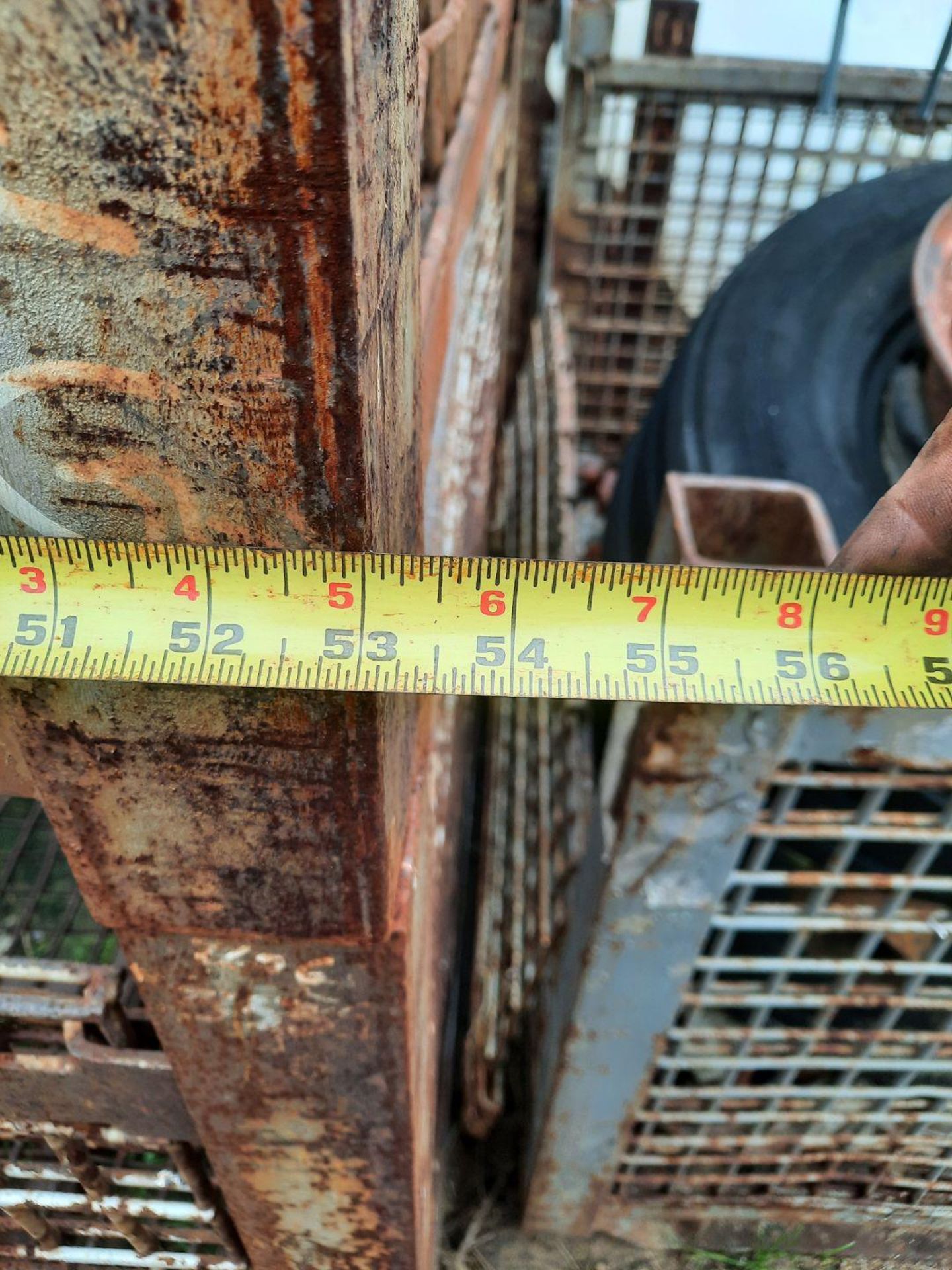 Lot of (40) Industrial Wire Baskets 53"x48"x35" - Image 5 of 7