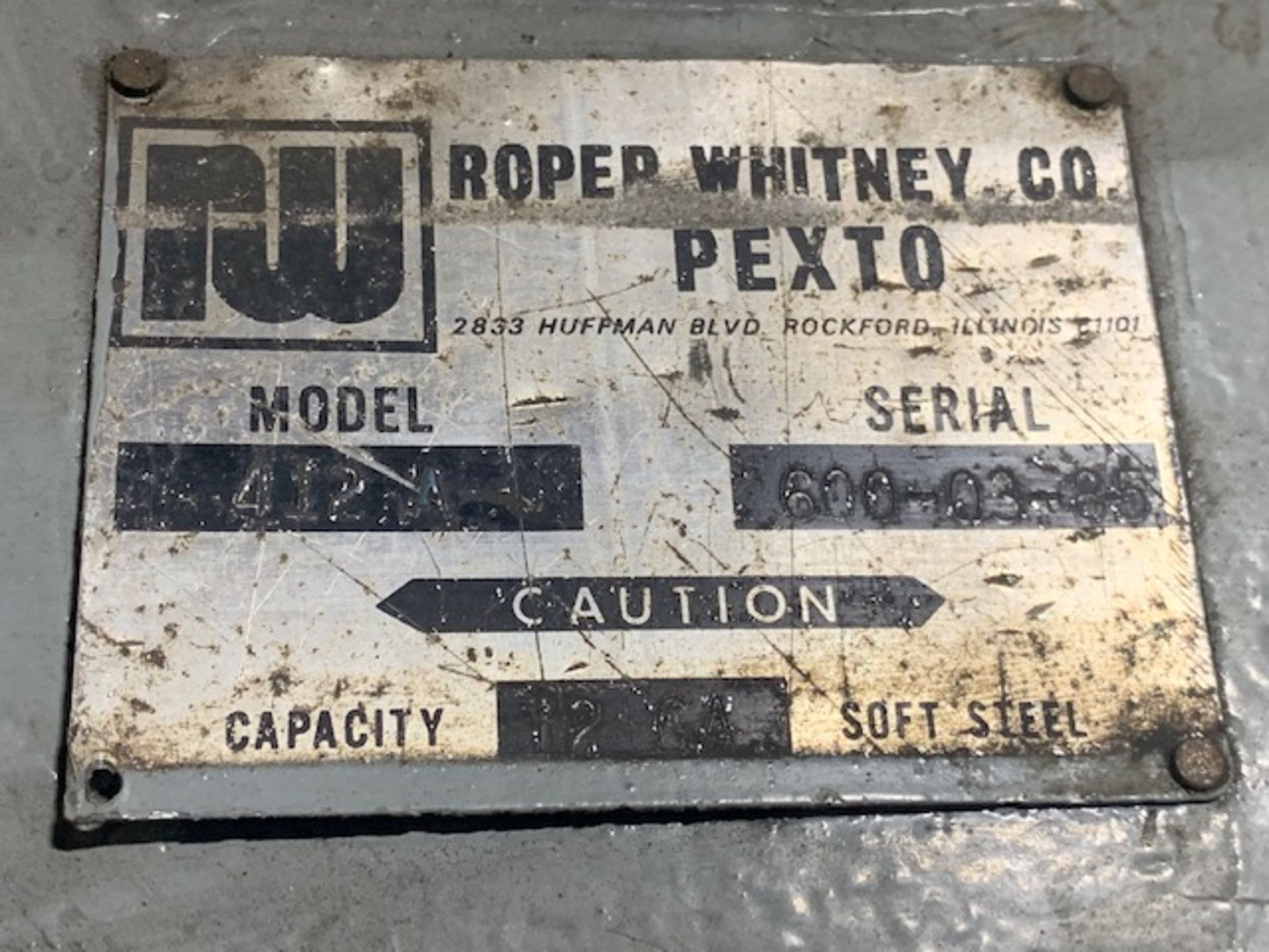 4' x 12 GA Roper Whitney Brake - Image 3 of 6