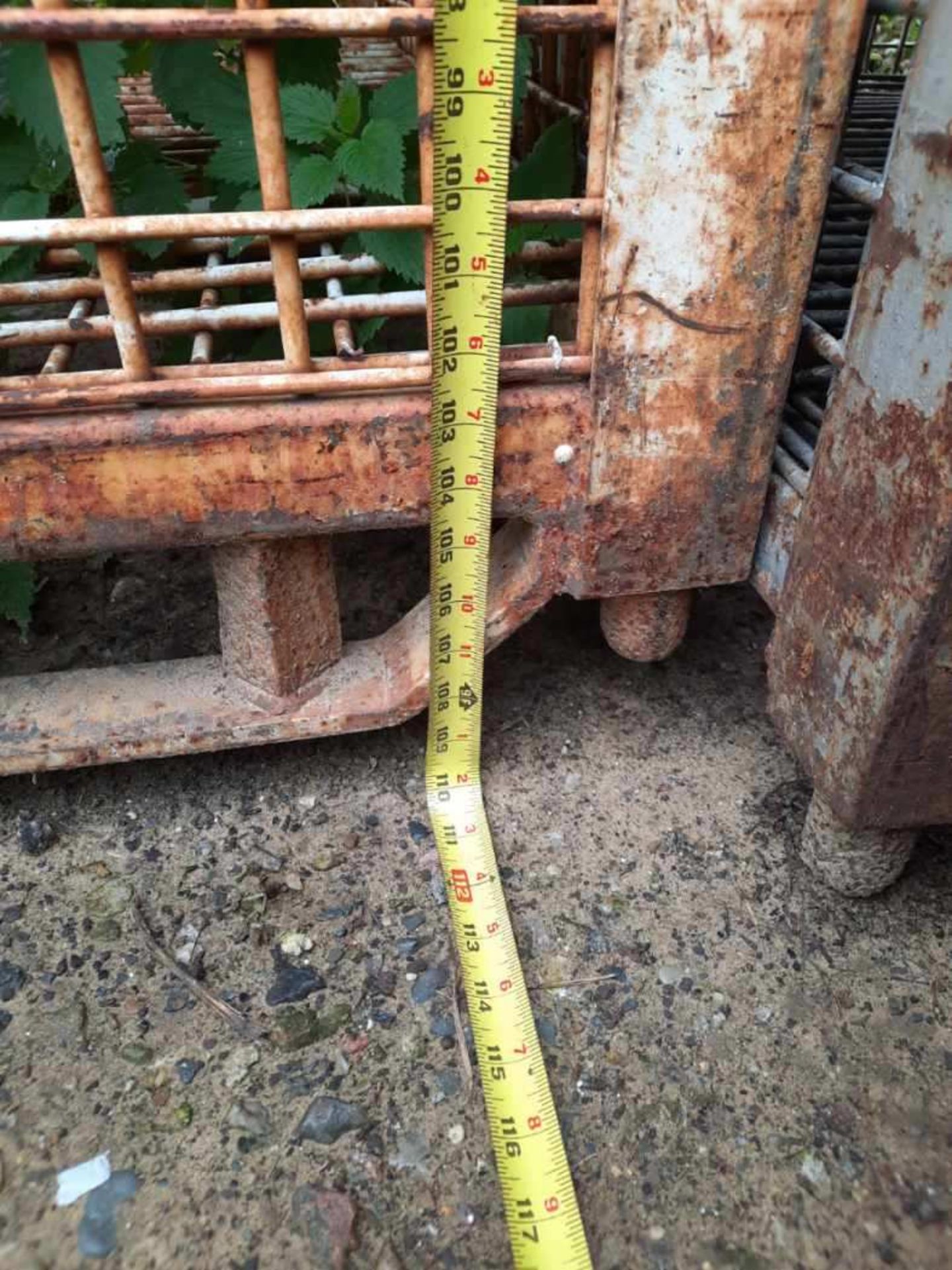 Lot of (40) Industrial Steel Wire Baskets 53"x48"x35" - Image 3 of 7