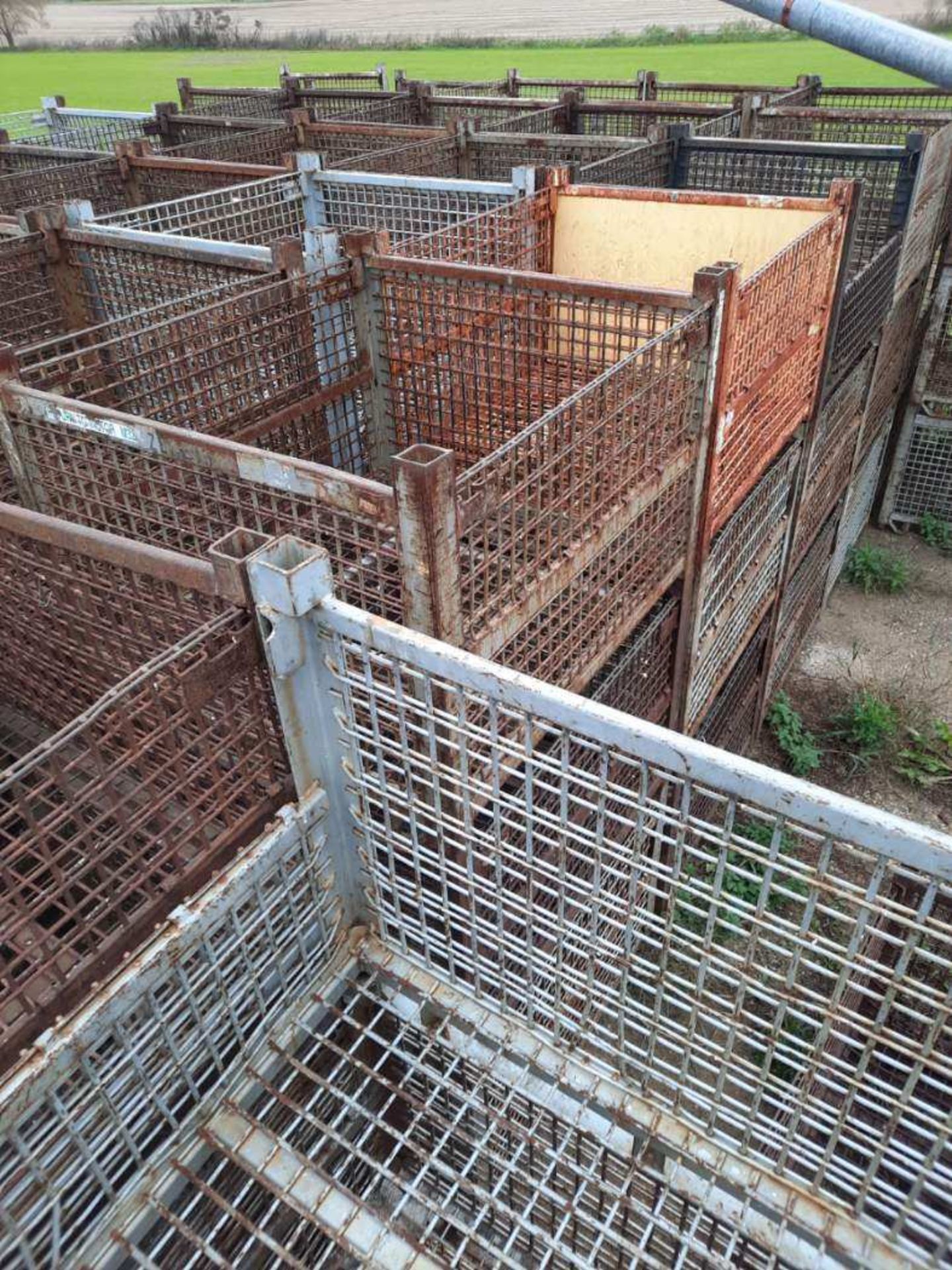 Lot of (40) Industrial Wire Baskets 53"x48"x35" - Image 7 of 7