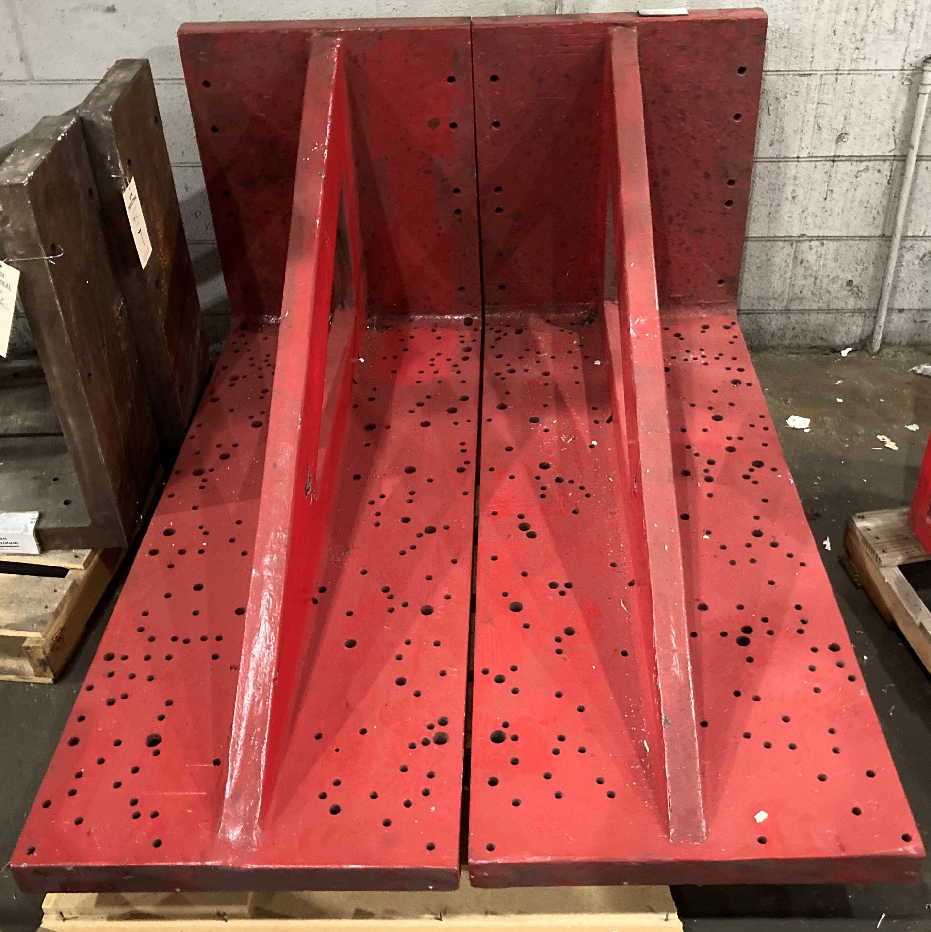 (2) 24.5 x 62 x 30.5" Steel Right Angle Plates - Image 2 of 5