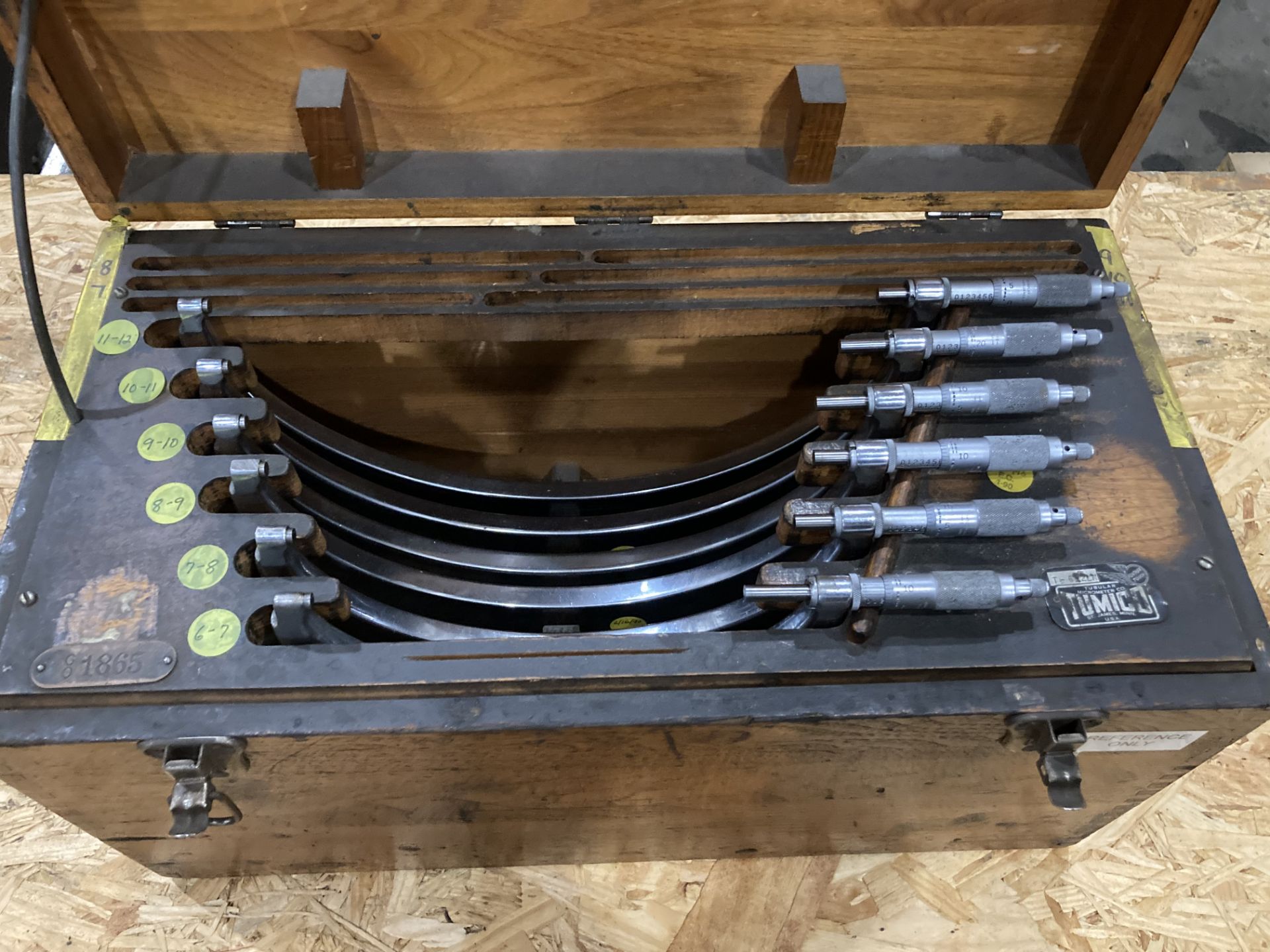 Tumico 6-12" Micrometer Set, P/N: T-612LN