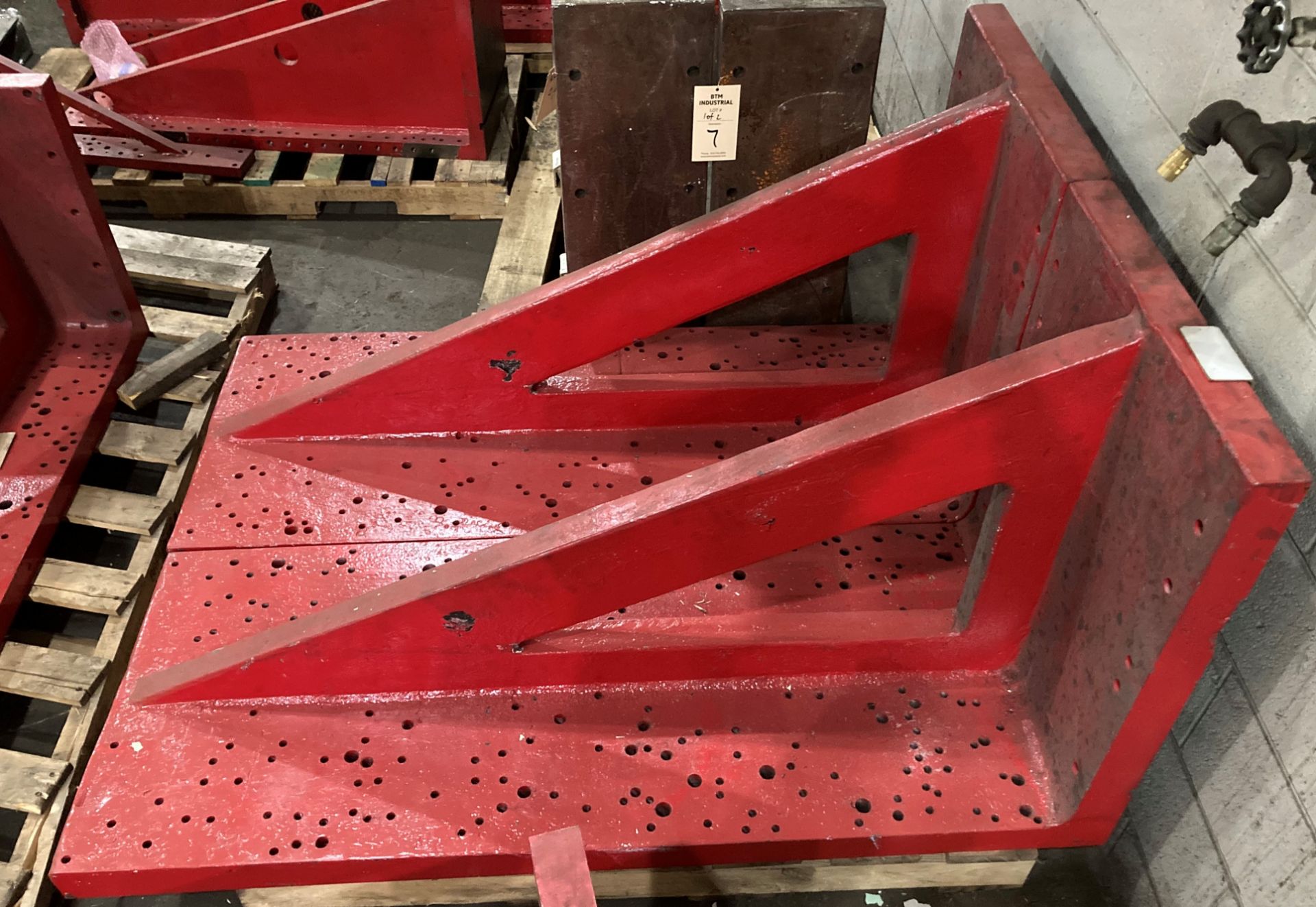 (2) 24.5 x 62 x 30.5" Steel Right Angle Plates - Image 3 of 5