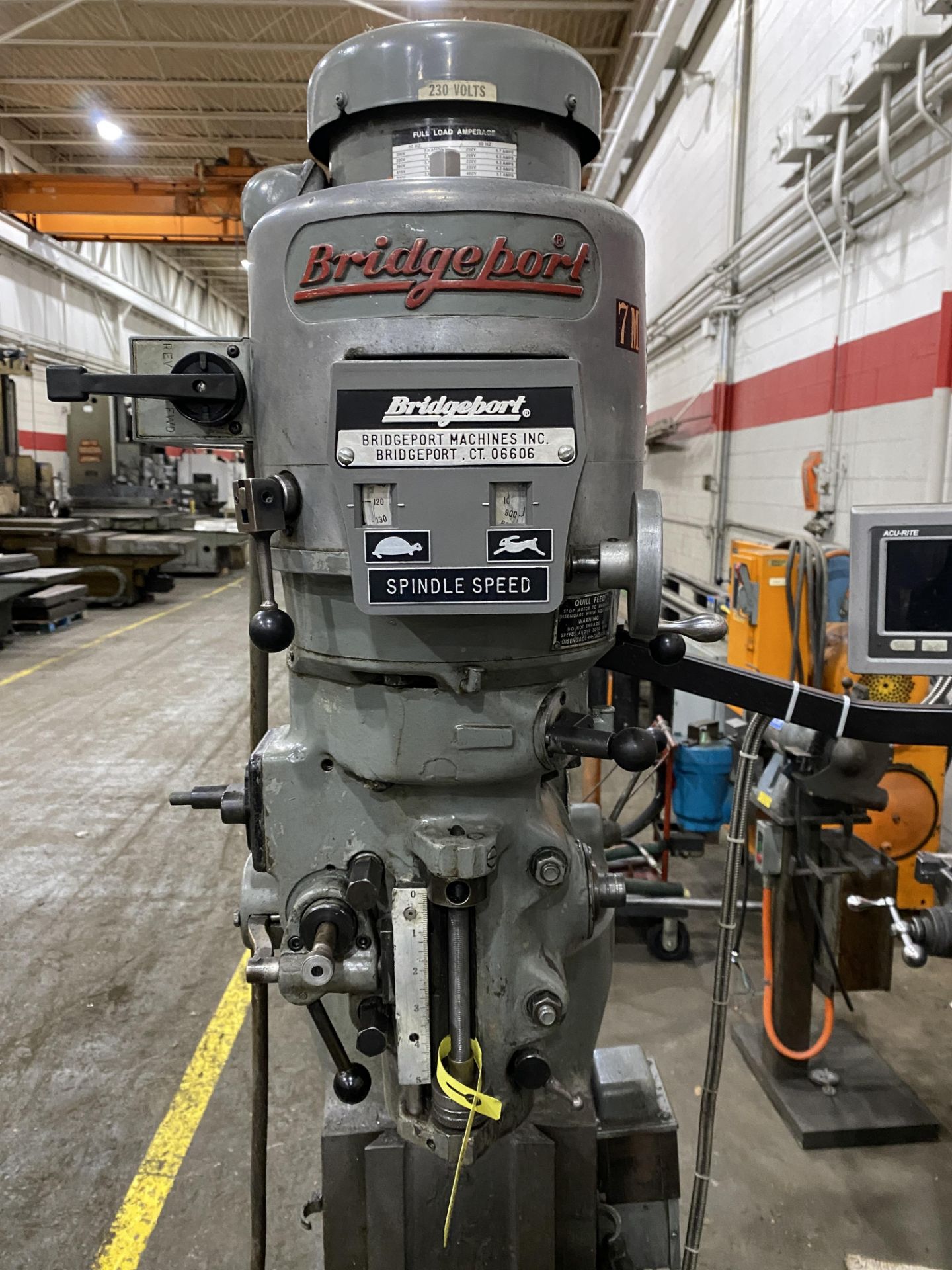 Bridgeport Series I Vertical Mill, 9" x 48", Variable Speed w/DRO - Image 4 of 10