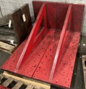 (2) 24.5 x 62 x 30.5" Steel Right Angle Plates