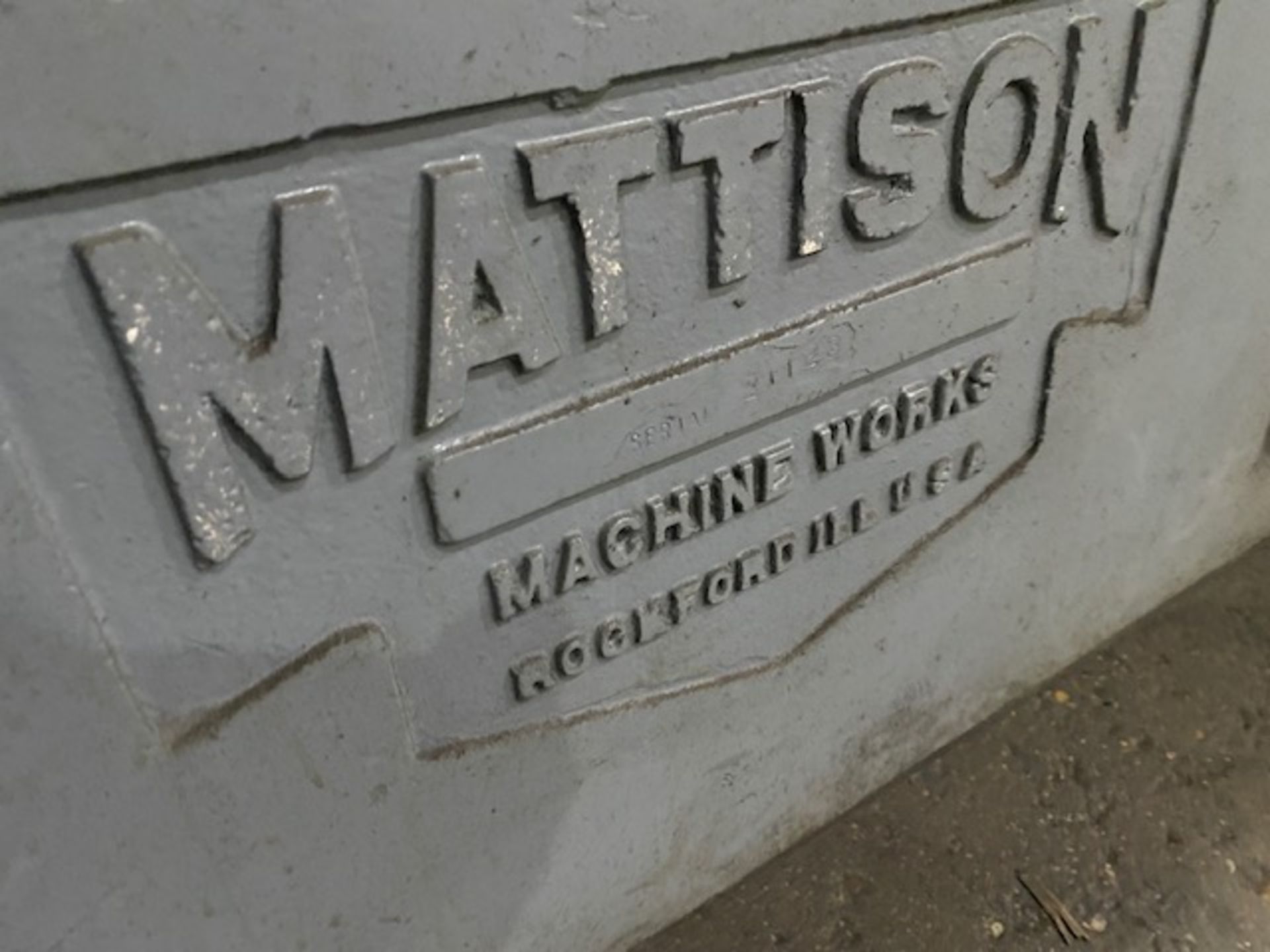 18" x 96" Mattison Hydraulic Surface Grinder - Image 7 of 15