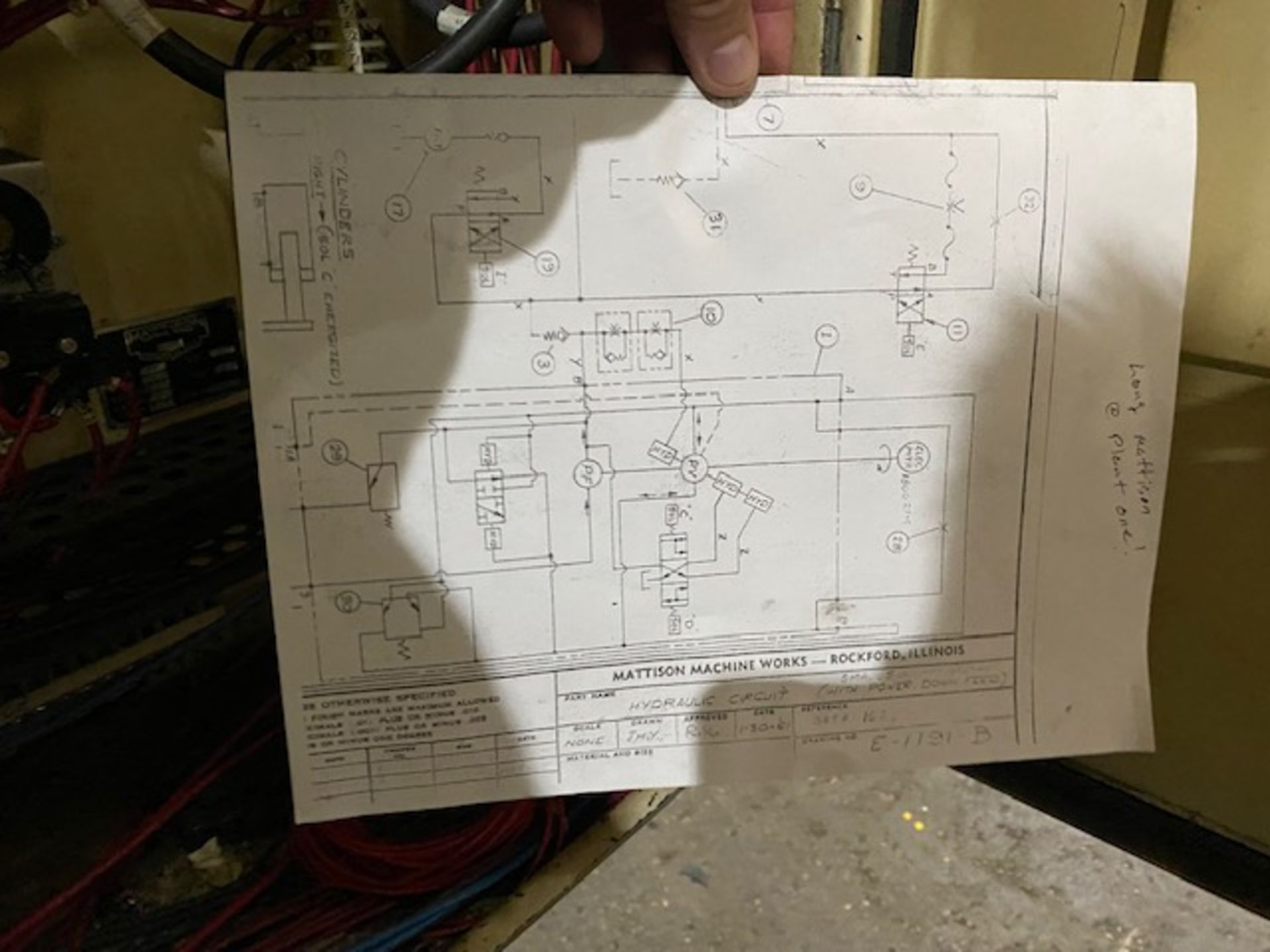 18" x 96" Mattison Hydraulic Surface Grinder - Image 12 of 15