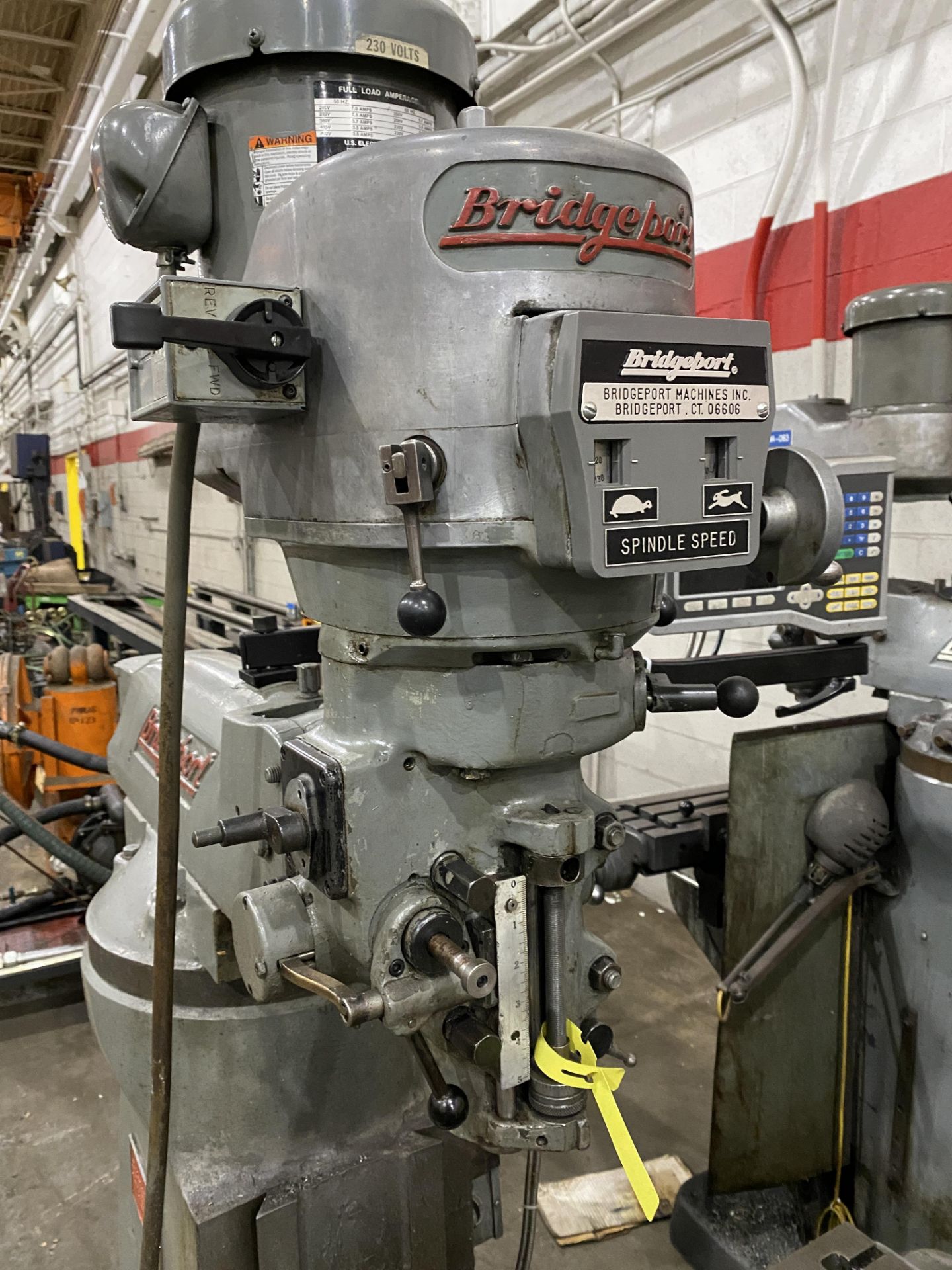 Bridgeport Series I Vertical Mill, 9" x 48", Variable Speed w/DRO - Image 10 of 10