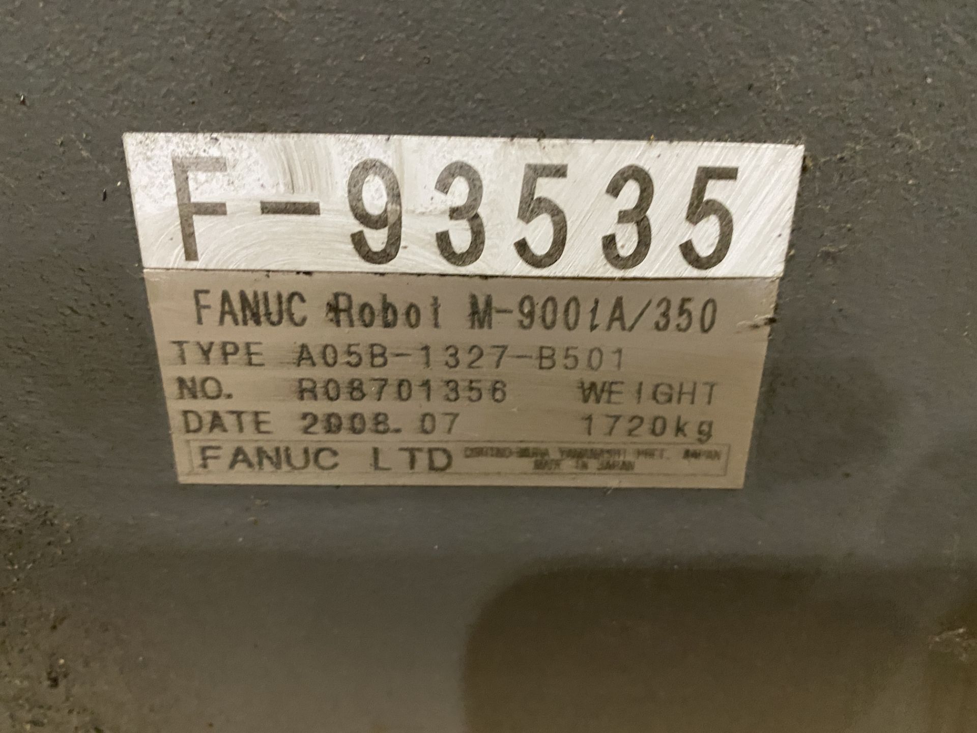 2008 Fanuc M-900iA *Arm Only* - Image 9 of 9