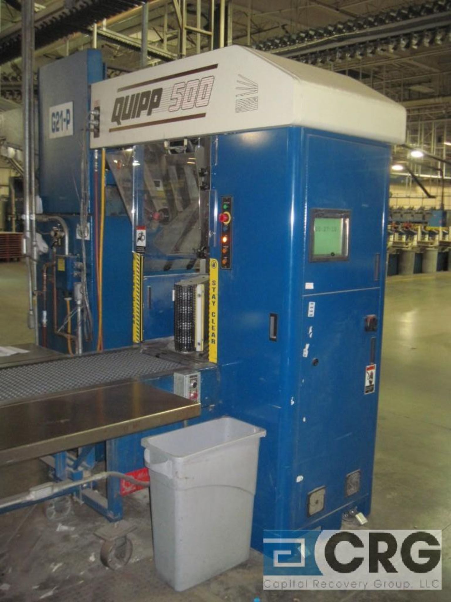 Quipp 500 stacker with rotating table and digital controls, subject to entirety line bid, lot 551 - Image 2 of 4