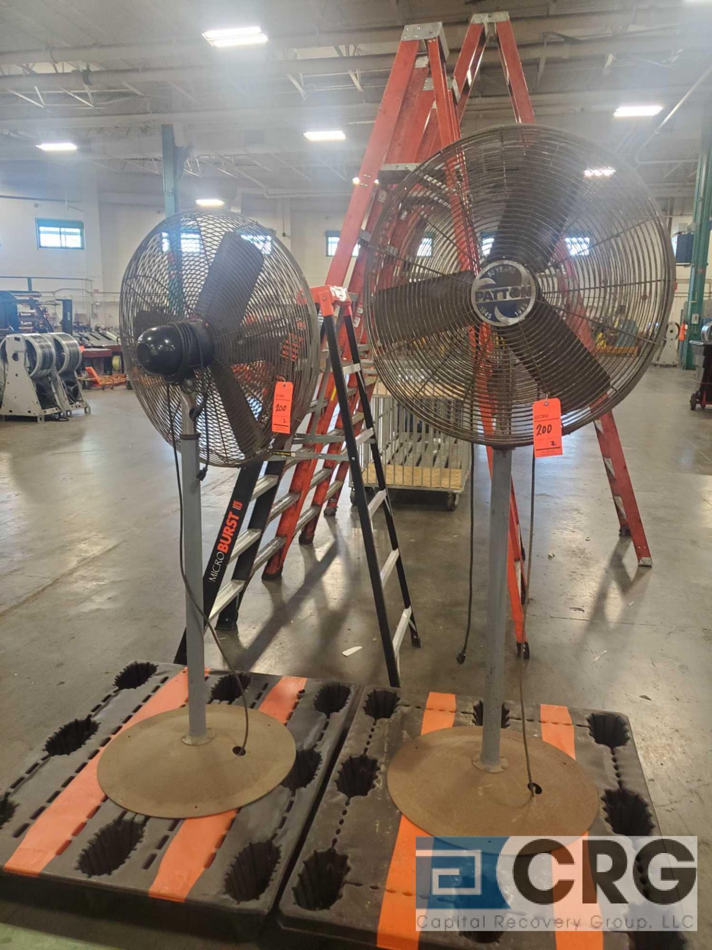 Lot of (2) pedestal fans