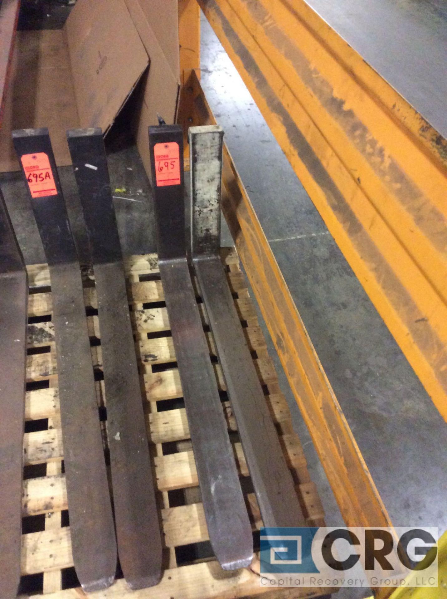 one pair of 42 inch forklift forks