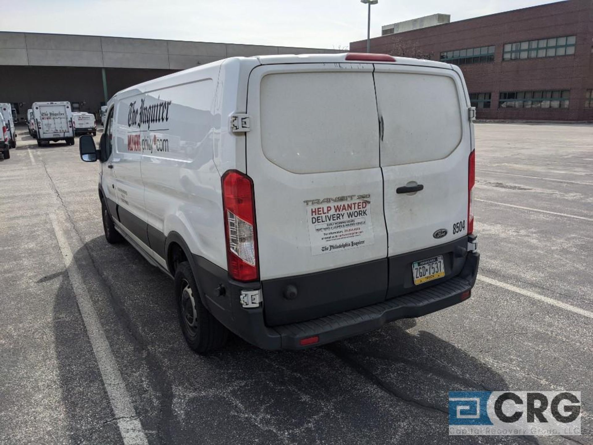 2015 Ford Transit350 Van - 9500 GVW, 224963 odometer reading. Flat Top Roof, 9500 GVW, 3.7L Gas, - Image 5 of 11