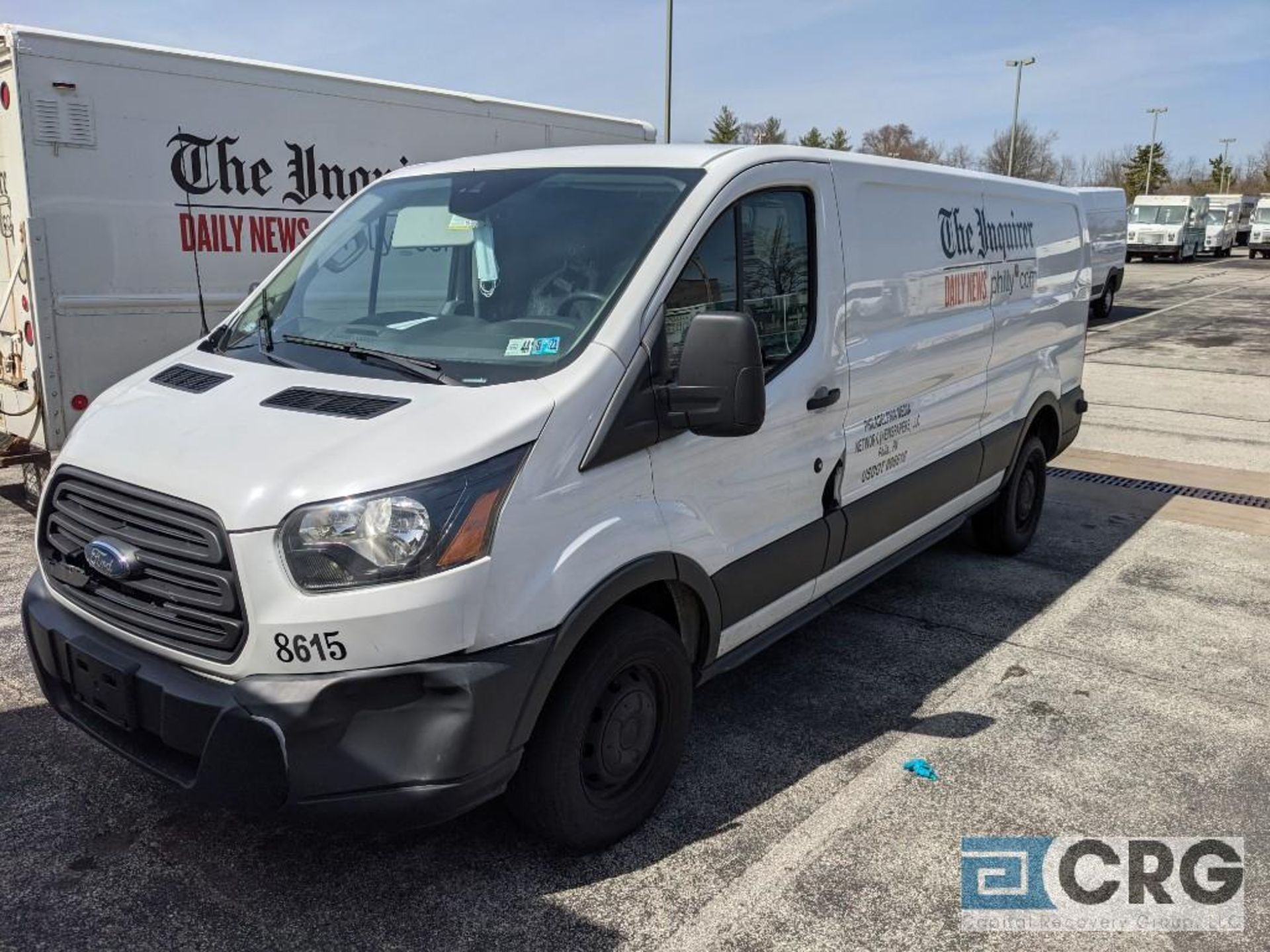 2016 Ford Transit350 Van - 9500 GVW, 142294 odometer reading. Flat Top Roof, 9500 GVW, 3.7L Gas,