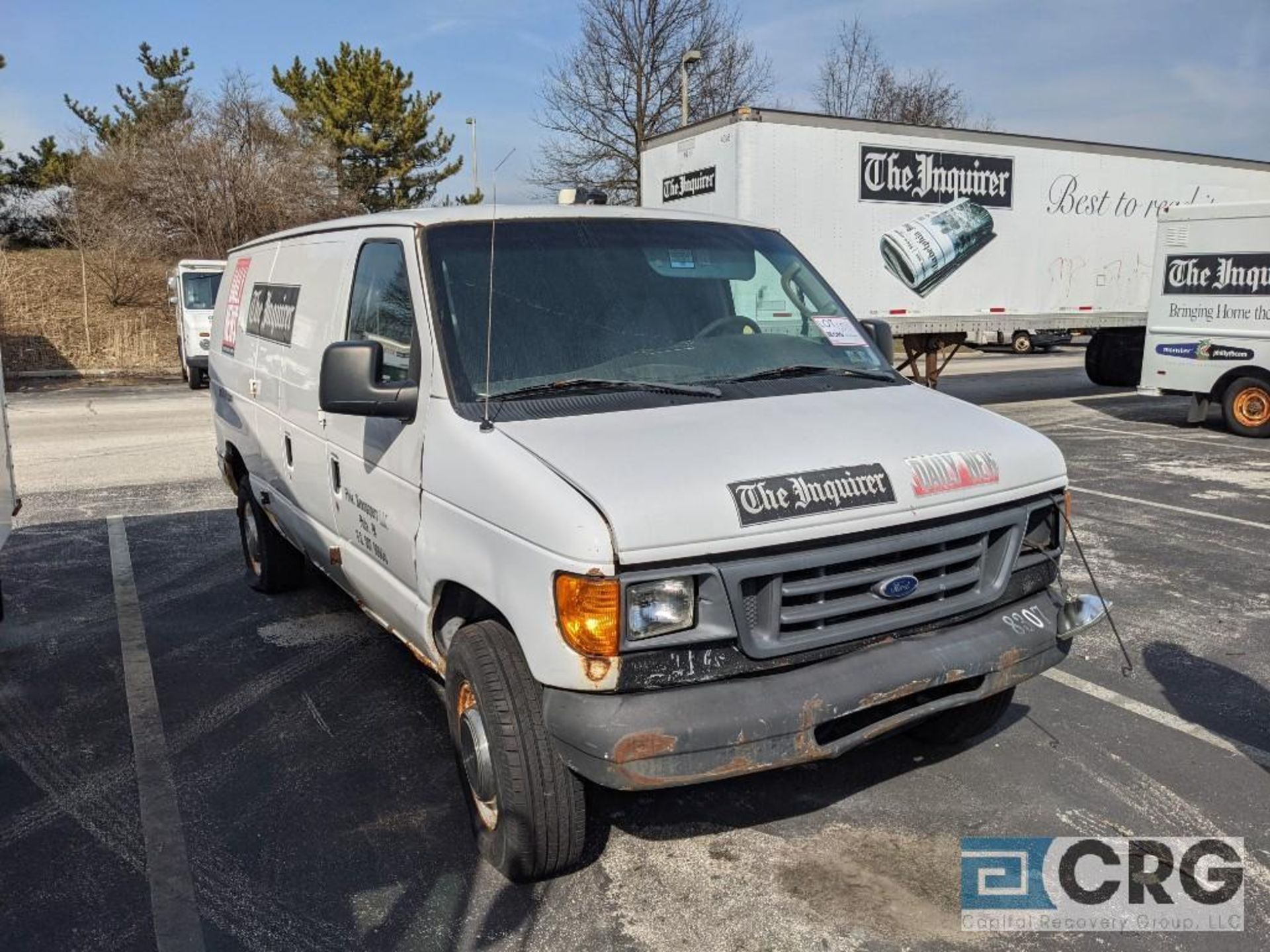 2003 Ford E250 Step Van - 8600 GVW, For Parts only VIN# N/A, Unit # 8307 - Image 2 of 3