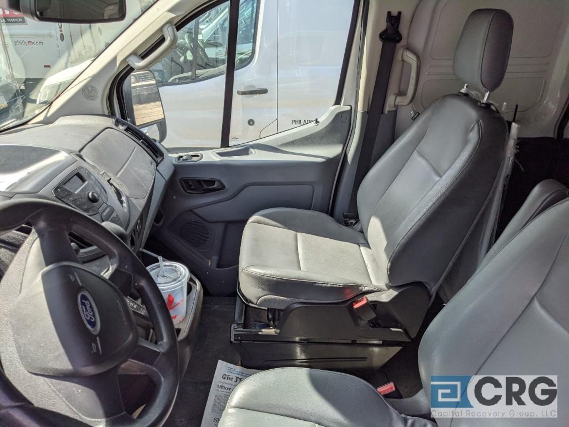 2016 Ford Transit350 Van - 9500 GVW, 126878 odometer reading. Flat Top Roof, 9500 GVW, 3.7L Gas, - Image 8 of 9