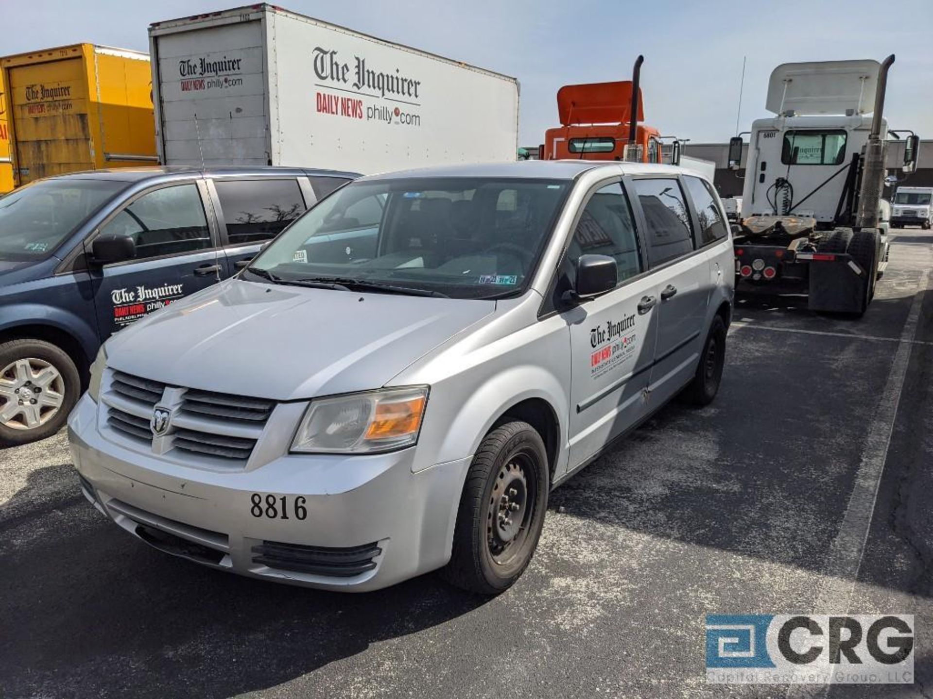 2008 Dodge GrandCaravan Car - 6050 GVW, 264094 odometer reading. VIN# 1D8HN44H08B150459, Unit #