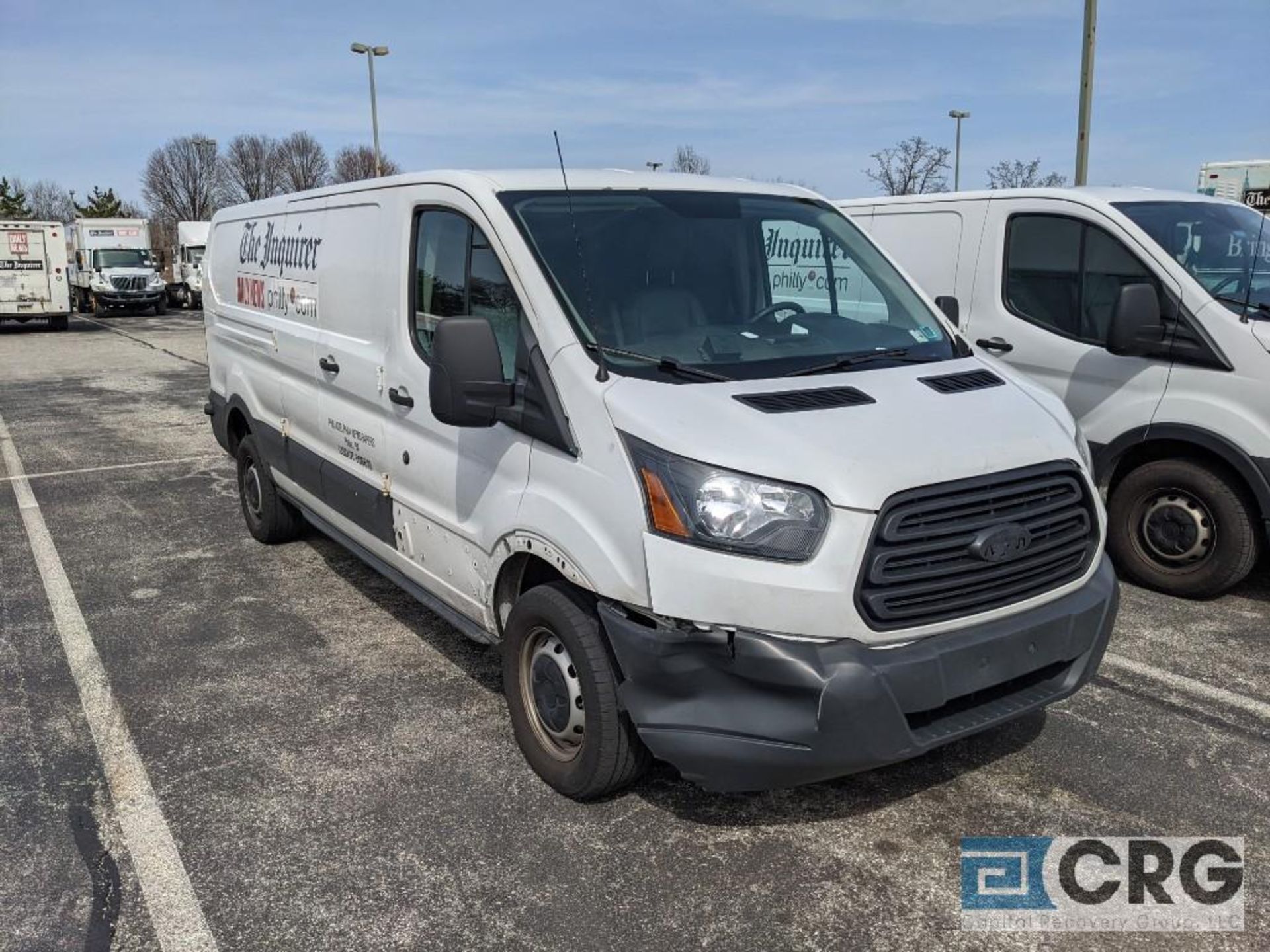 2015 Ford Transit350 Van - 9500 GVW, 224963 odometer reading. Flat Top Roof, 9500 GVW, 3.7L Gas, - Image 2 of 11