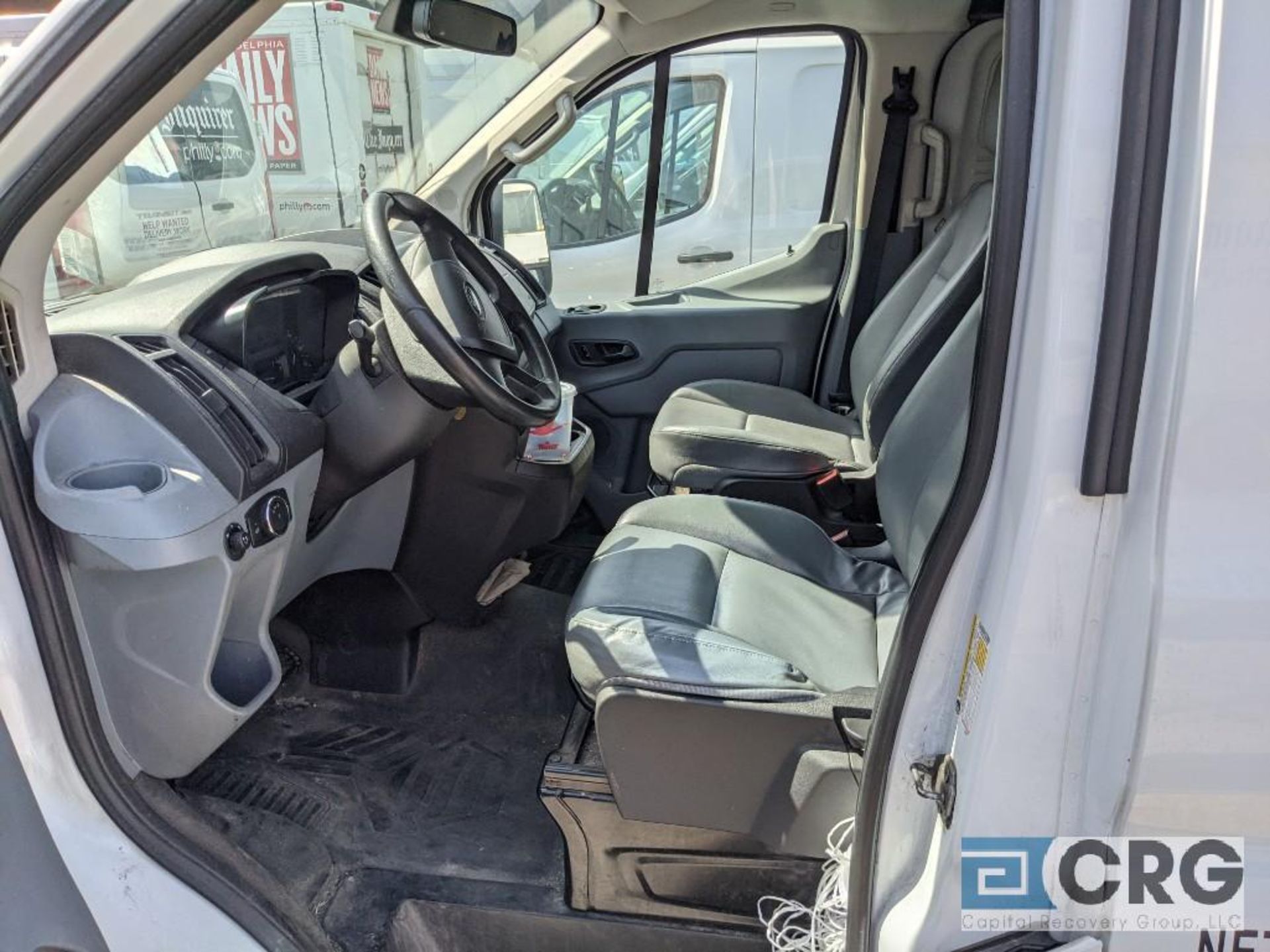 2016 Ford Transit350 Van - 9500 GVW, 126878 odometer reading. Flat Top Roof, 9500 GVW, 3.7L Gas, - Image 6 of 9