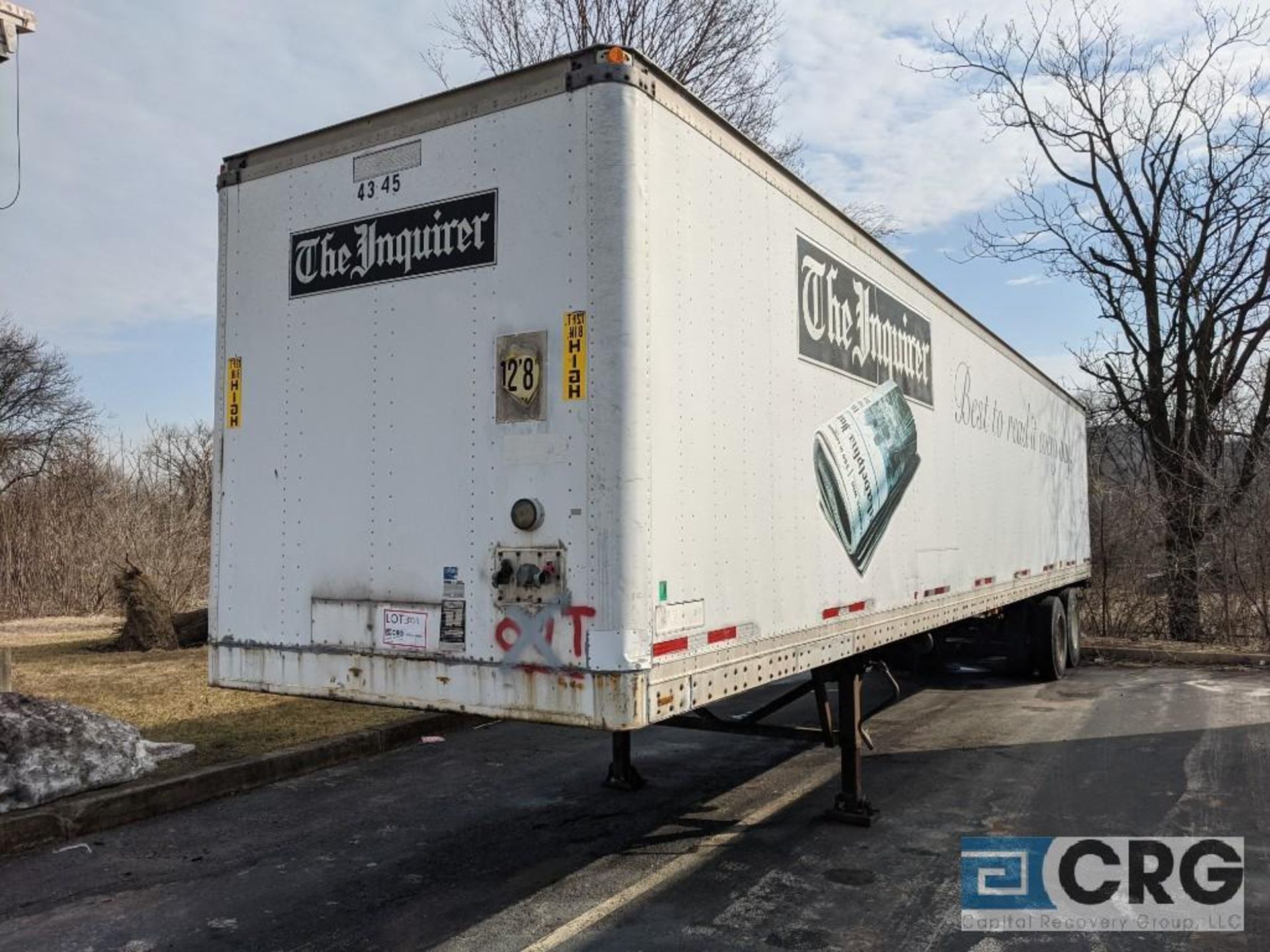 1993 MONON TRAILER Trailer - 80000 GVW, 45' / Translucent Roof / Spring Ride / Roll Door, VIN# - Image 2 of 6