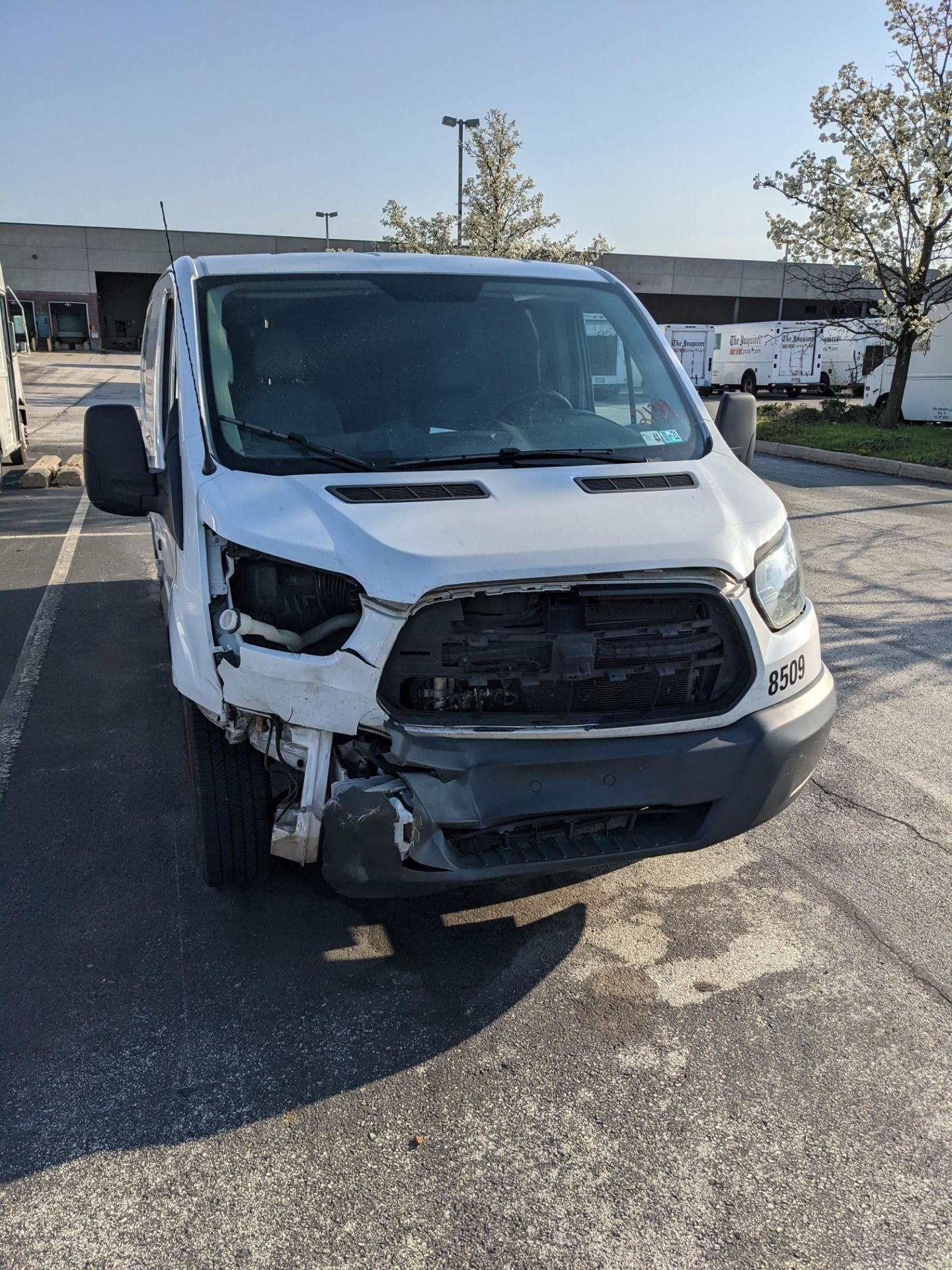 2015 Ford Transit350 Van - 9500 GVW, 254471 odometer reading. Flat Top Roof, 9500 GVW, 3.7L Gas, - Image 3 of 5