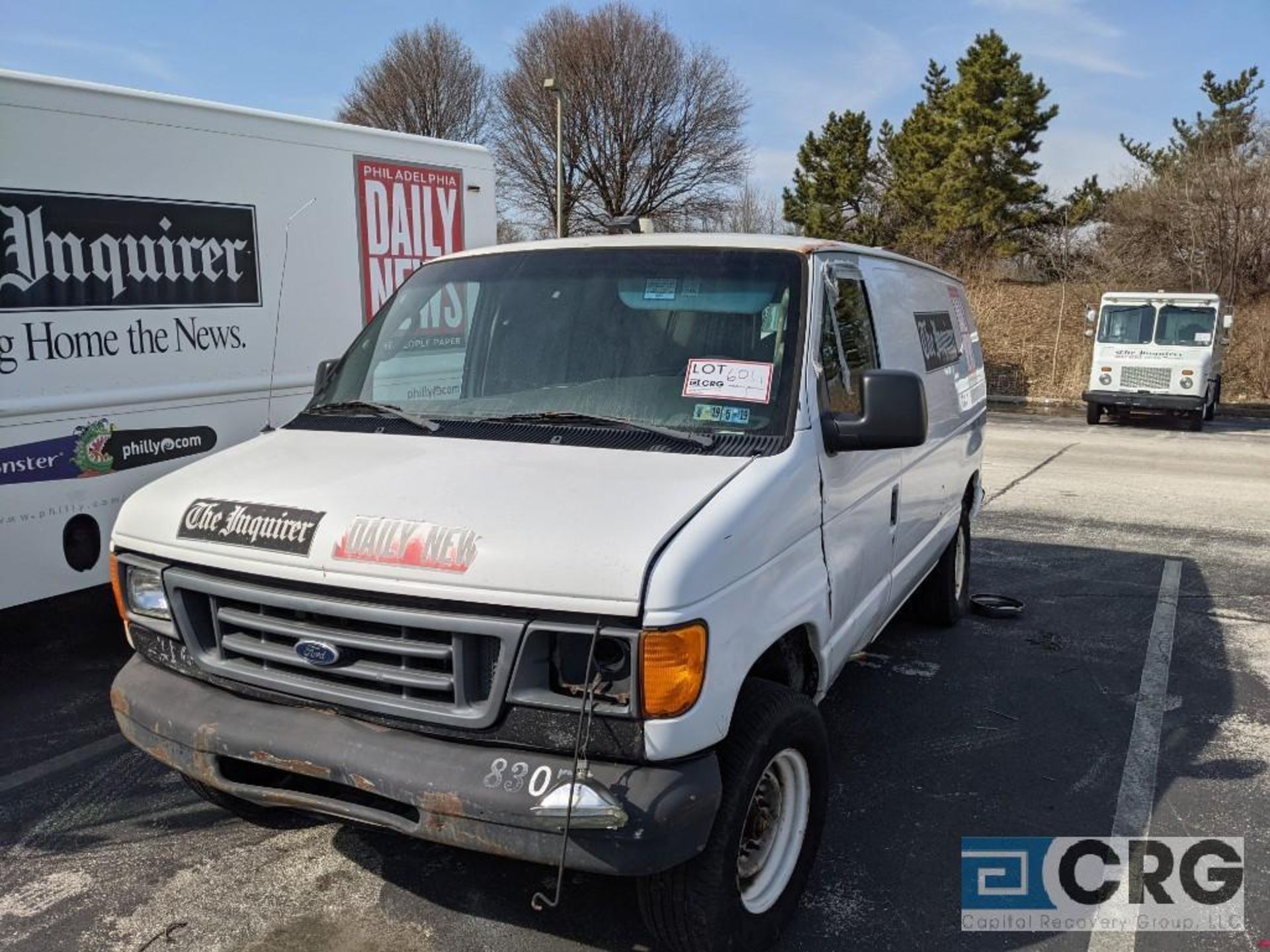 2003 Ford E250 Step Van - 8600 GVW, For Parts only VIN# N/A, Unit # 8307