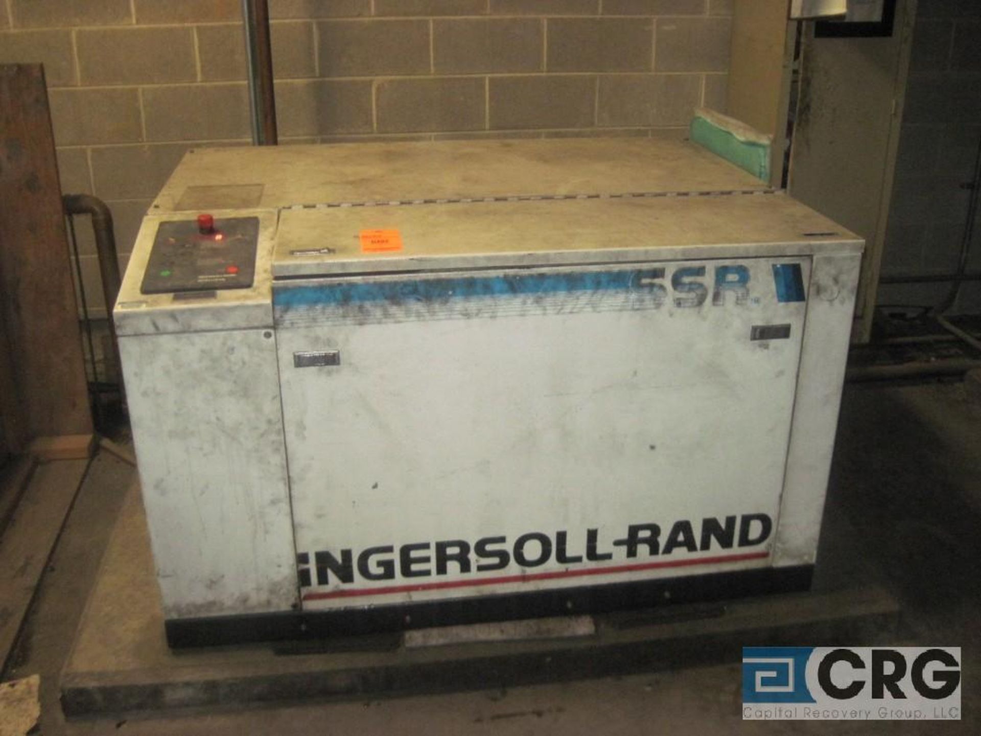 Ingersoll Rand SSR air compressor, 25 HP, 125 psi max., 460 volt, s/n 1506