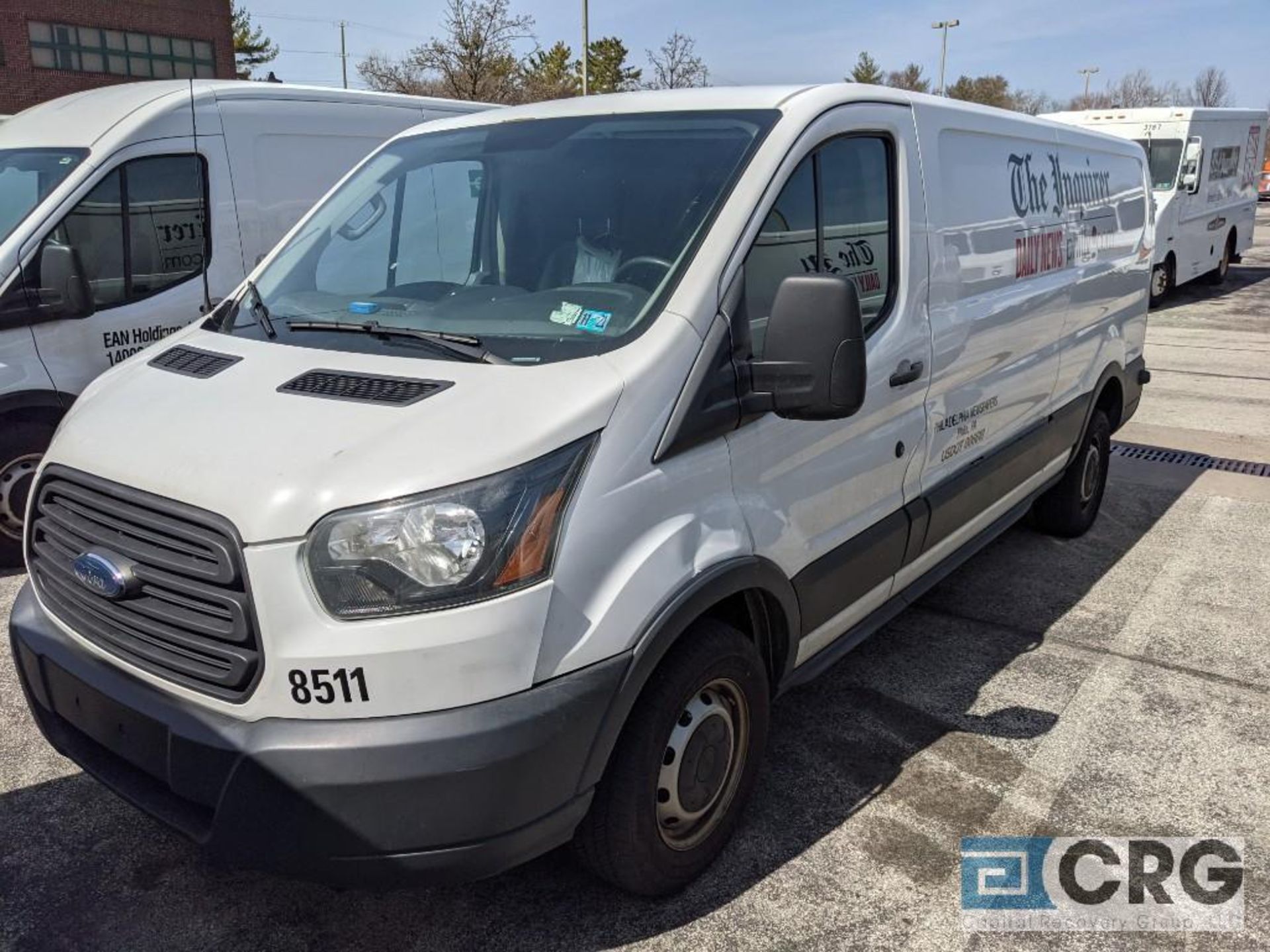 2015 Ford Transit350 Van -9500 GVW, 286229 odometer reading. Flat Top Roof, 9500 GVW, 3.7L Gas, Auto