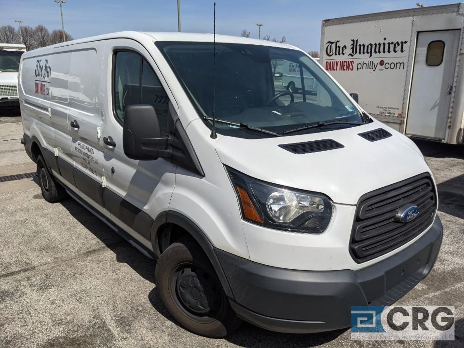 2016 Ford Transit350 Van - 9500 GVW, 126878 odometer reading. Flat Top Roof, 9500 GVW, 3.7L Gas,