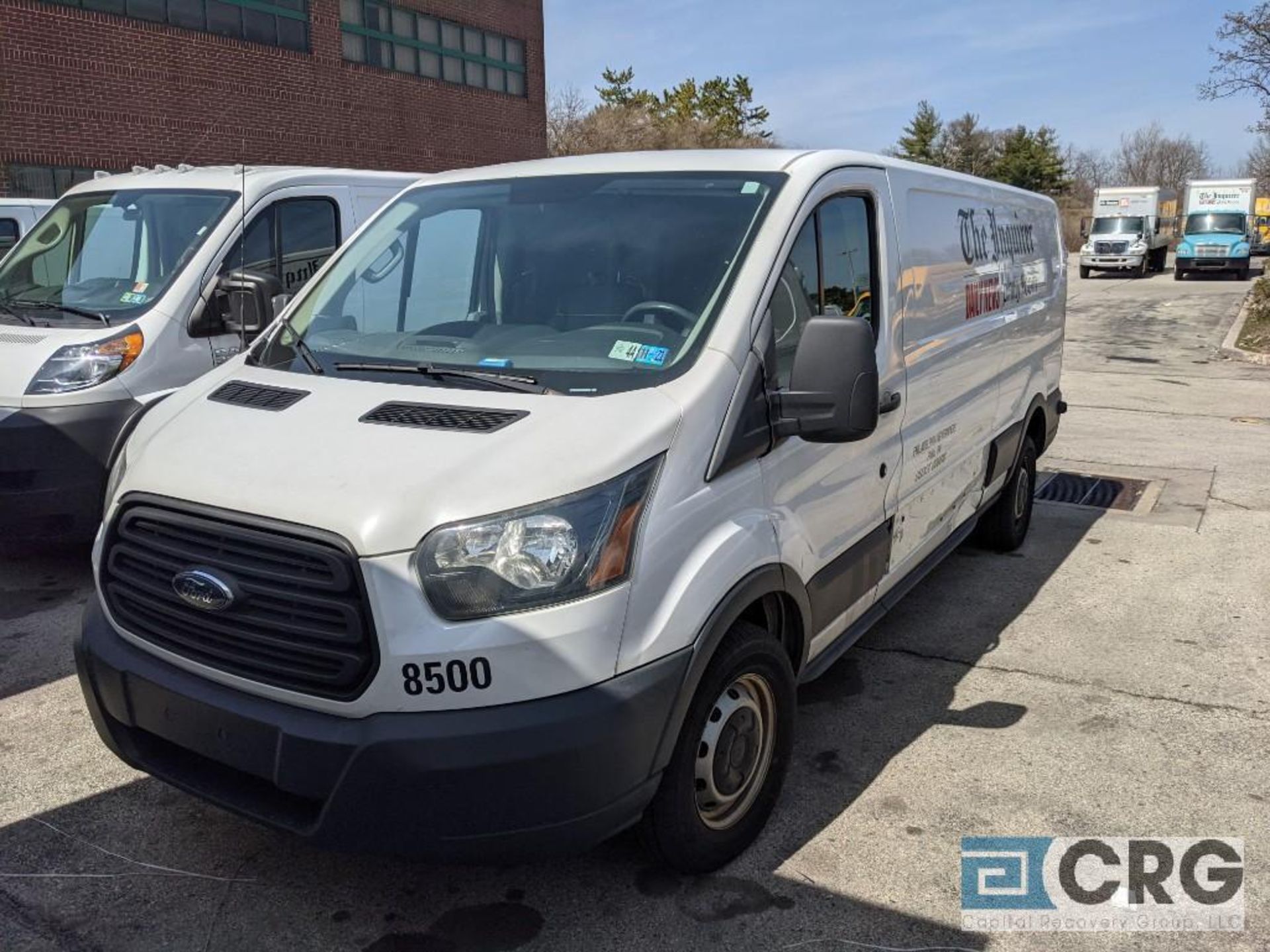 2015 Ford Transit350 Van - 9500 GVW, 237978 odometer reading. Flat Top Roof, 9500 GVW, 3.7L Gas,