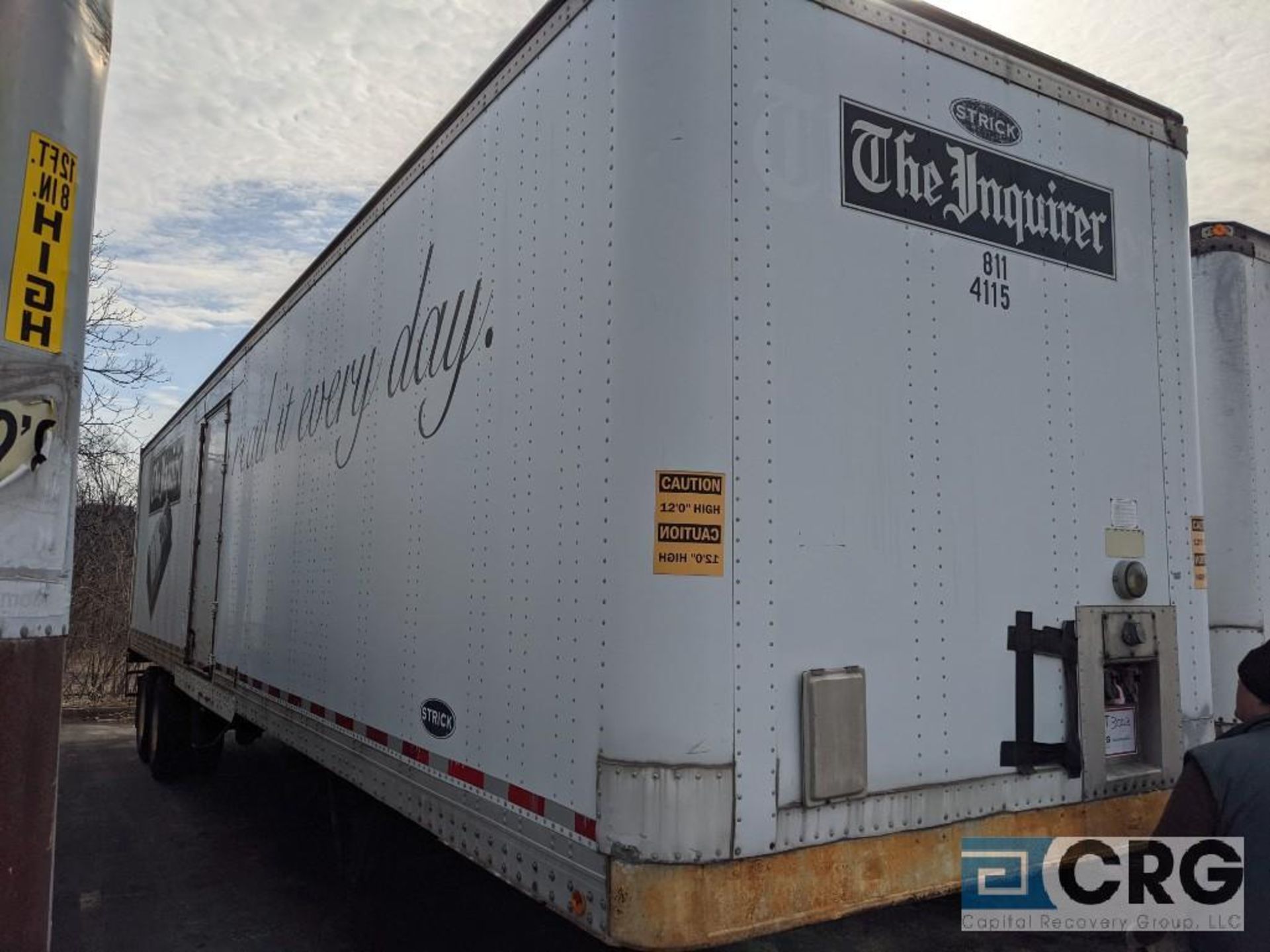 1991 Strick TRAILER Trailer -80000 GVW, 42' / Translucent Roof / 12' 6" , VIN# 1S12E8429MD335240,