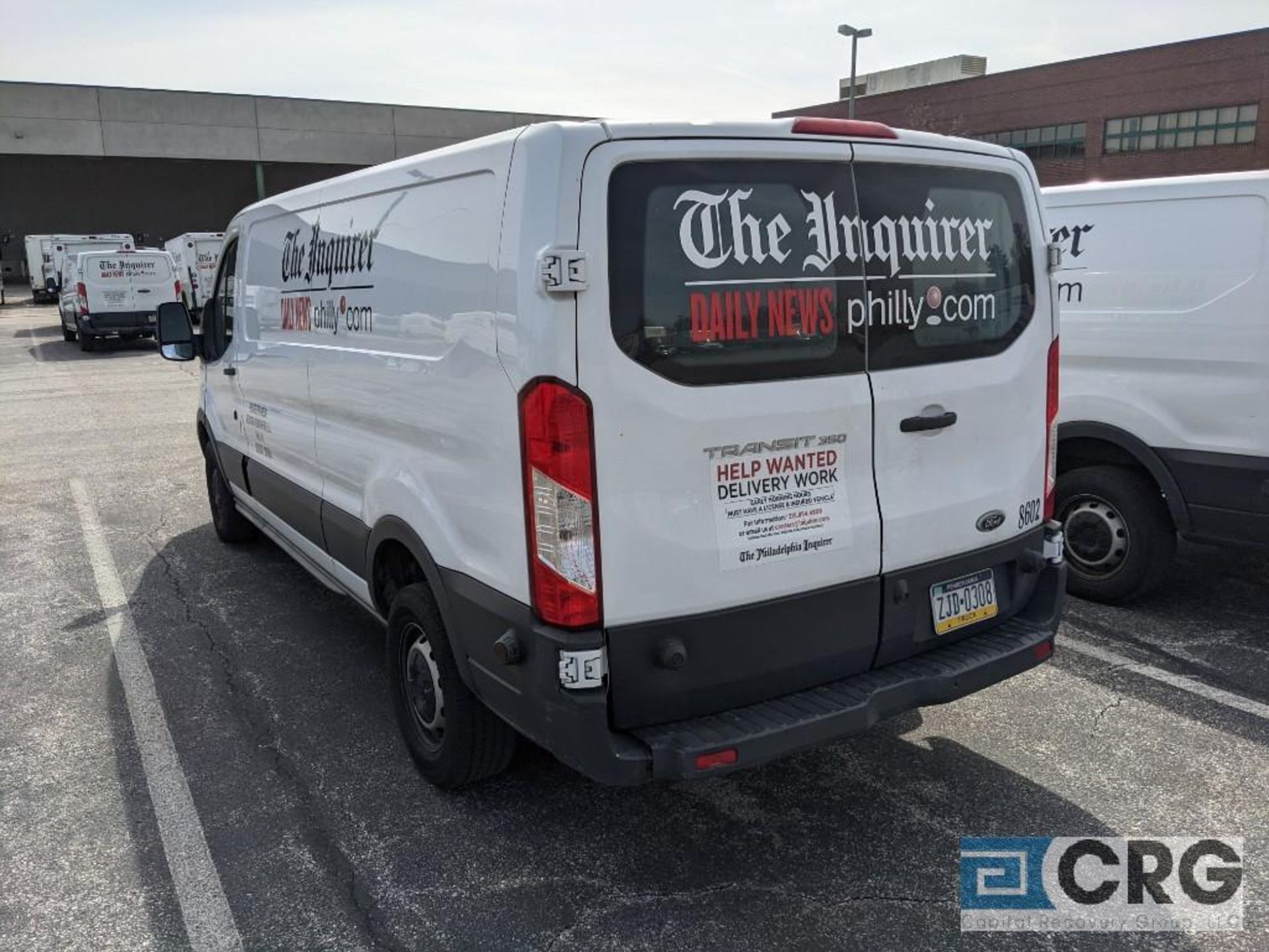 2016 Ford Transit350 Van - 9500 GVW, 116528 odometer reading. Flat Top Roof, 9500 GVW, 3.7L Gas, - Image 4 of 9