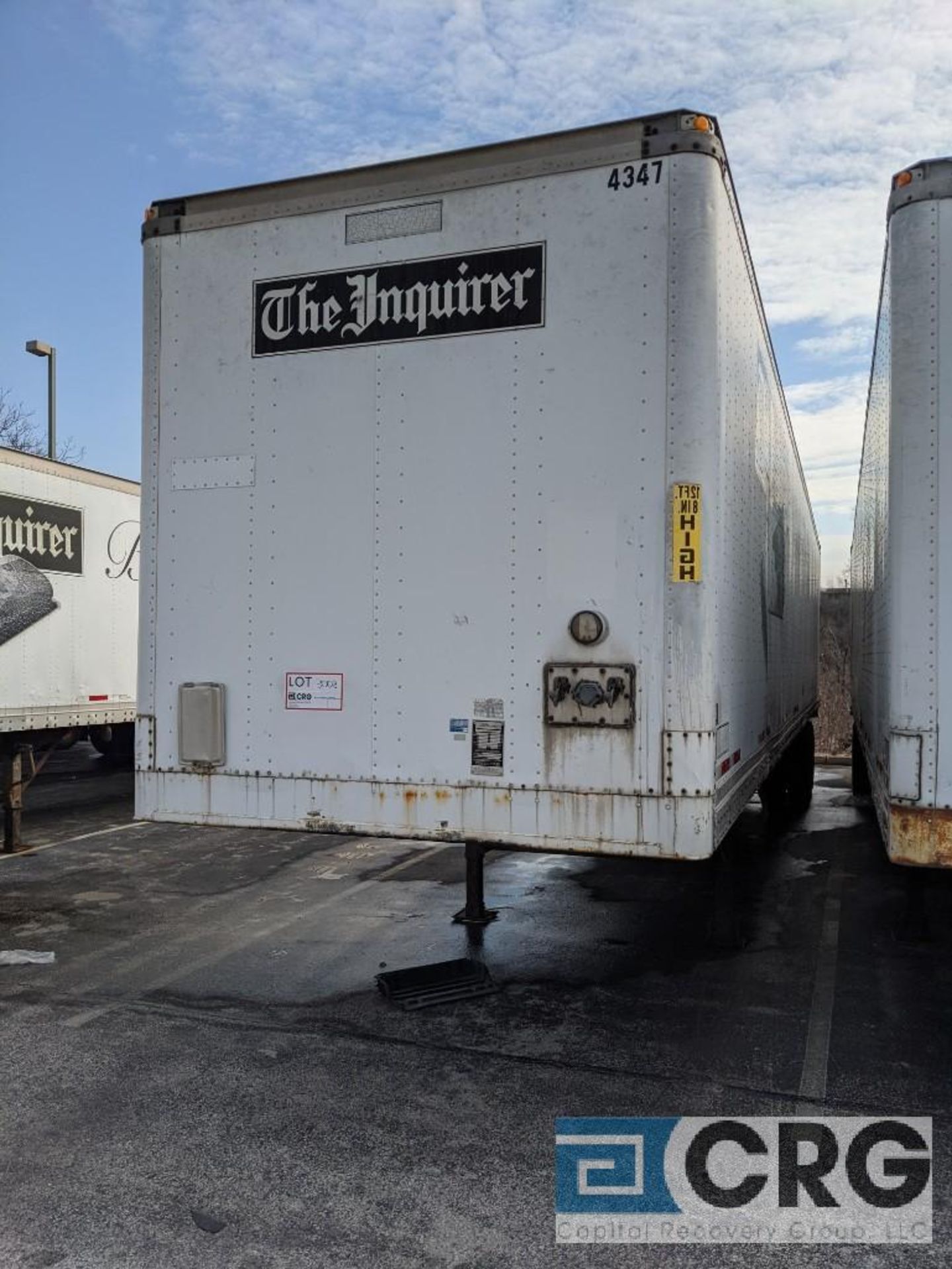 1993 MONON TRAILER Trailer - 80000 GVW, 45' / Translucent Roof / Spring Ride / Roll Door , VIN#