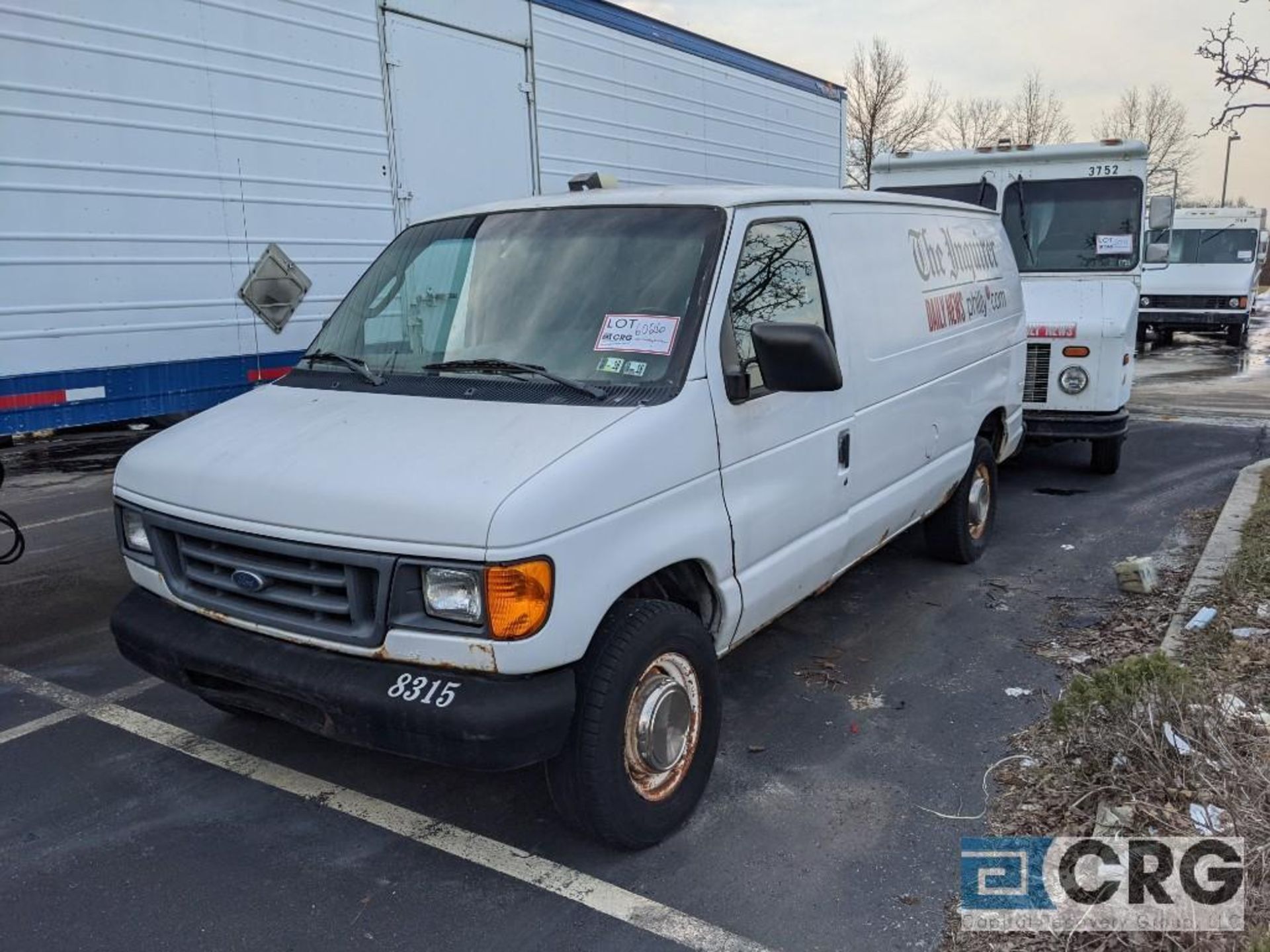 2003 Ford E250 Step Van - 8600 GVW, For Parts only, VIN# N/A, Unit # 8315 - Image 2 of 4